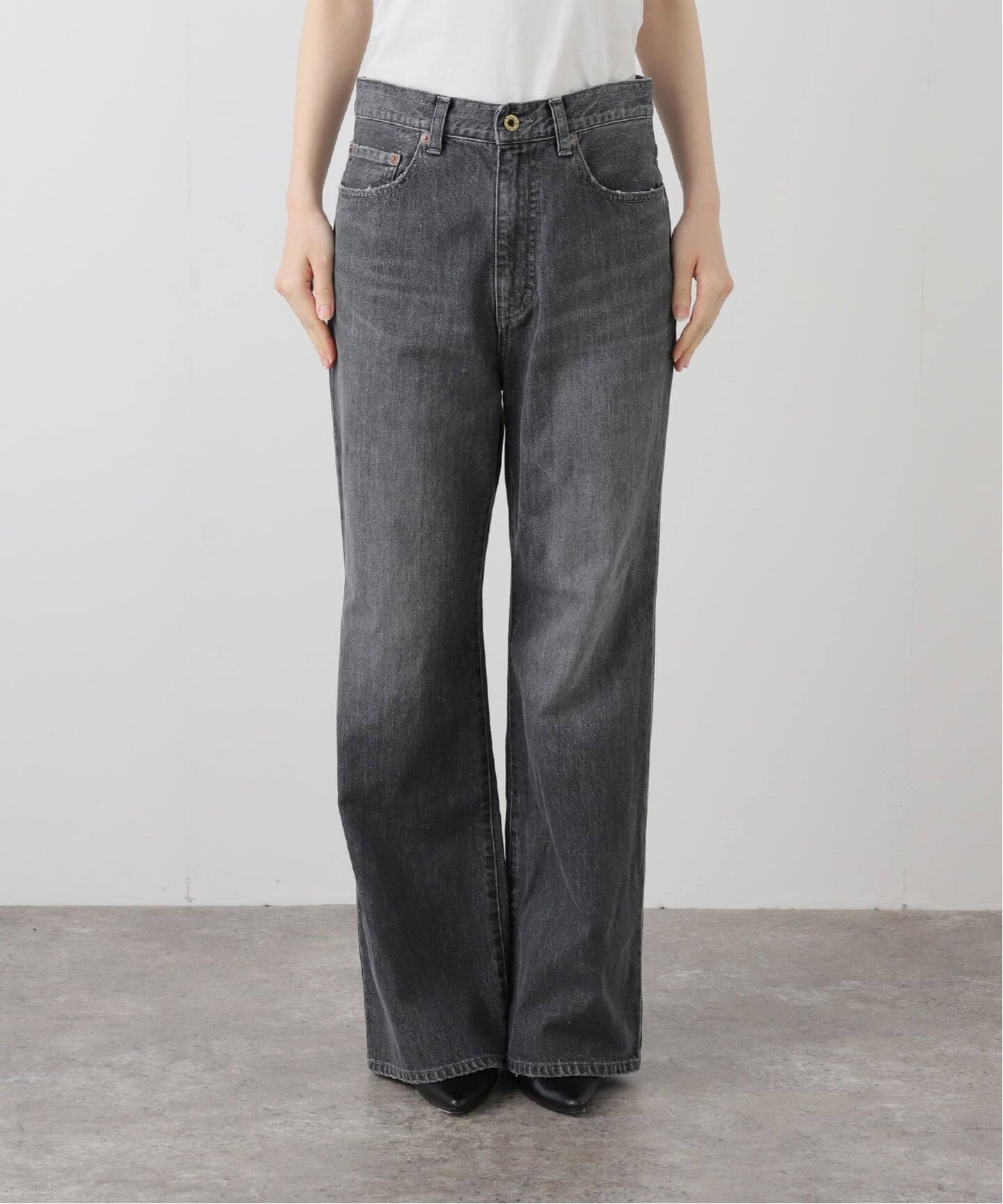 ATTICK BY JOHNBULL/アティック バイ ジョンブル】 LOOSE FLARE DENIM