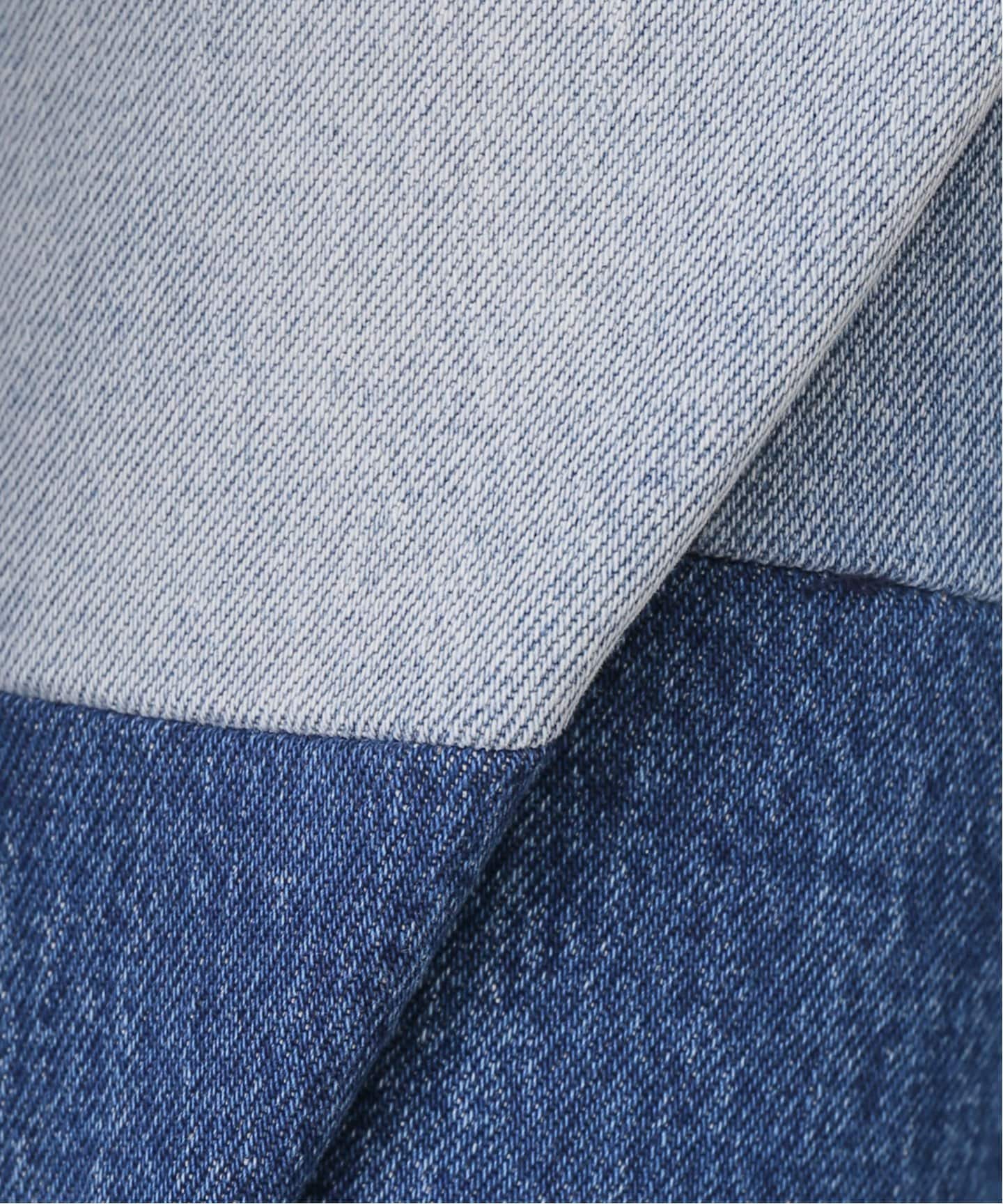 ROLLAS/ローラス】bicolor denim pants（デニムパンツ・ジーンズ