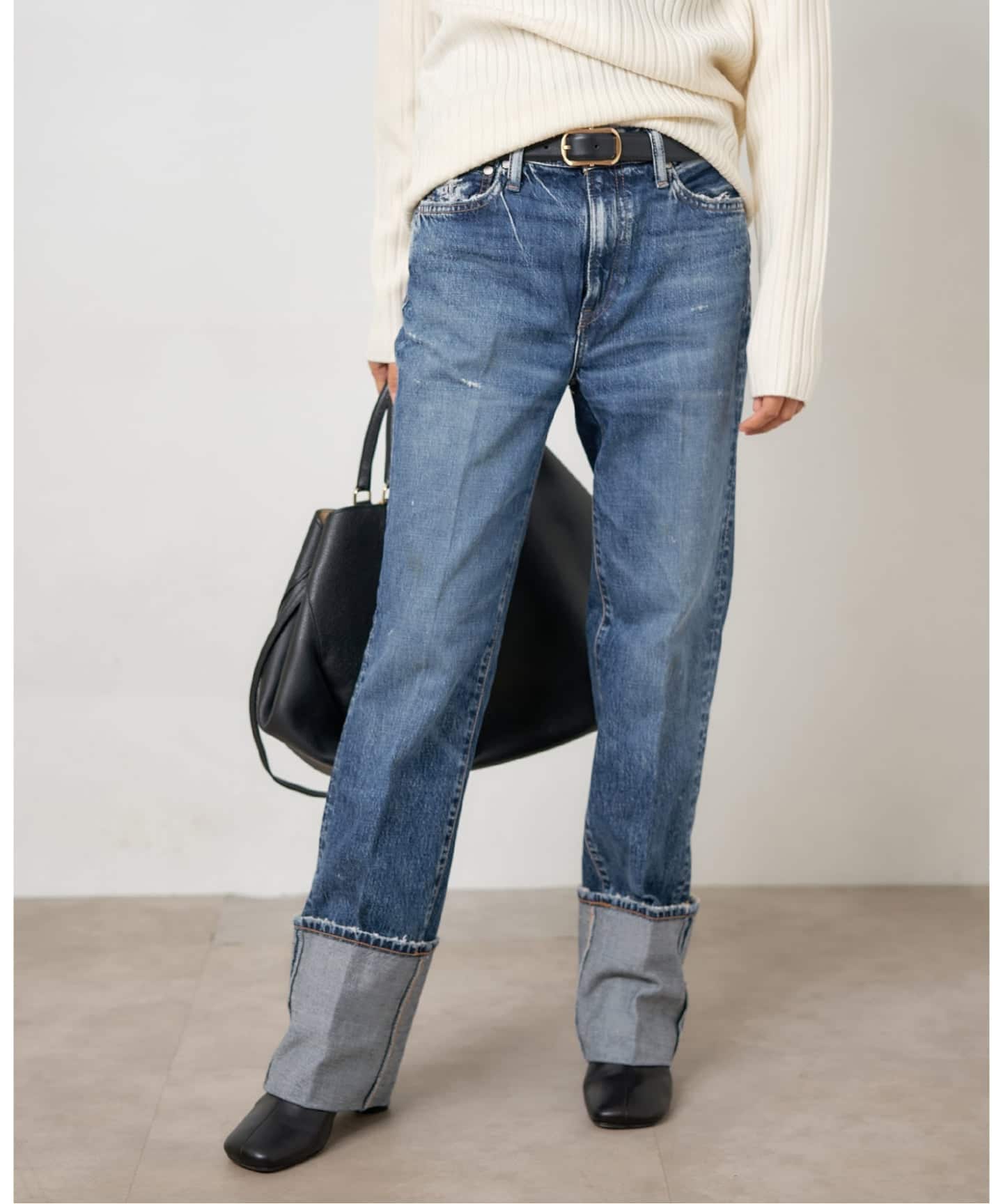 upper hights/アッパーハイツ THE COUSIN MIDRISE デニムパンツ