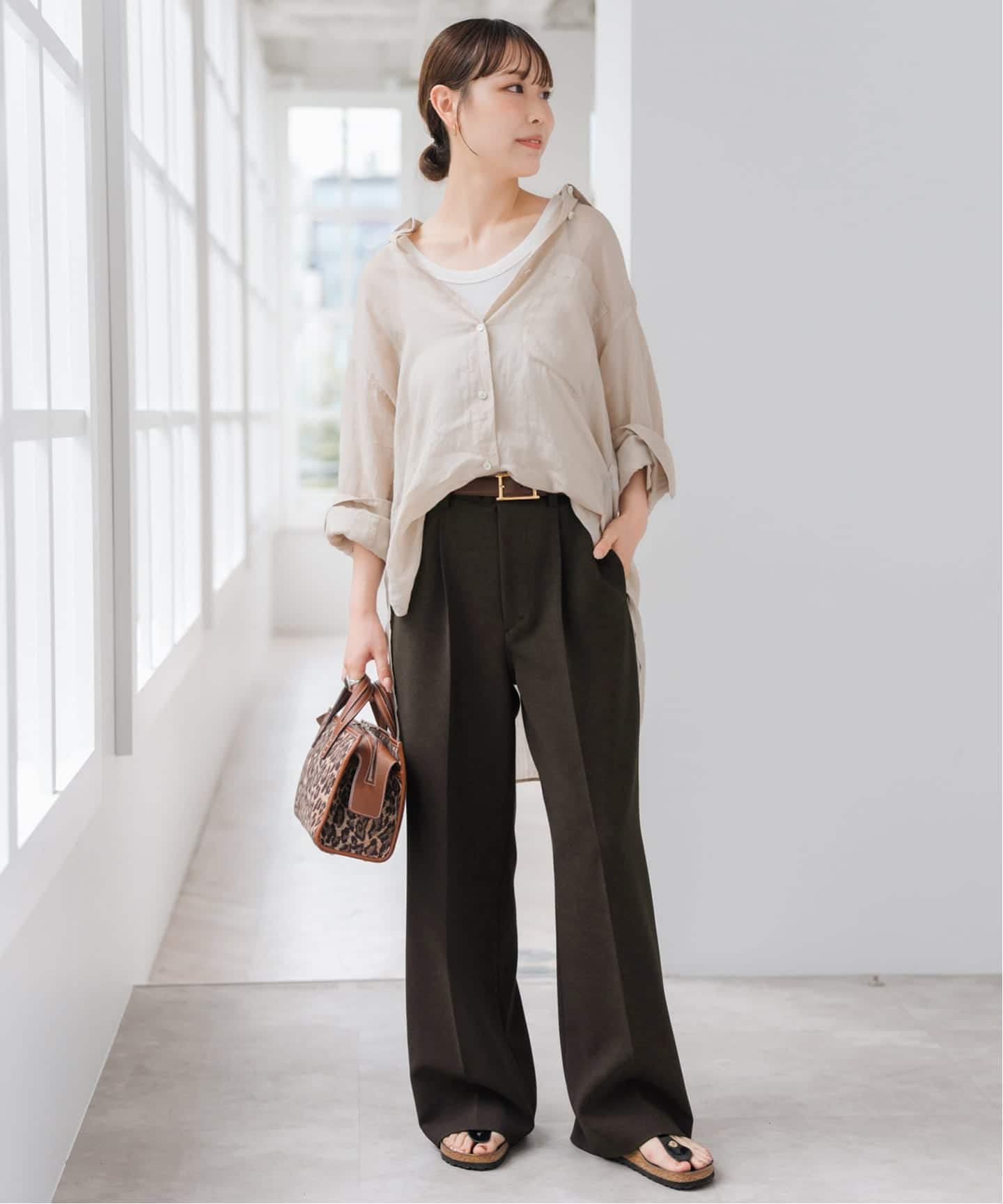 追加》ダブルクロスツータックパンツ（スラックス）｜Spick and Span