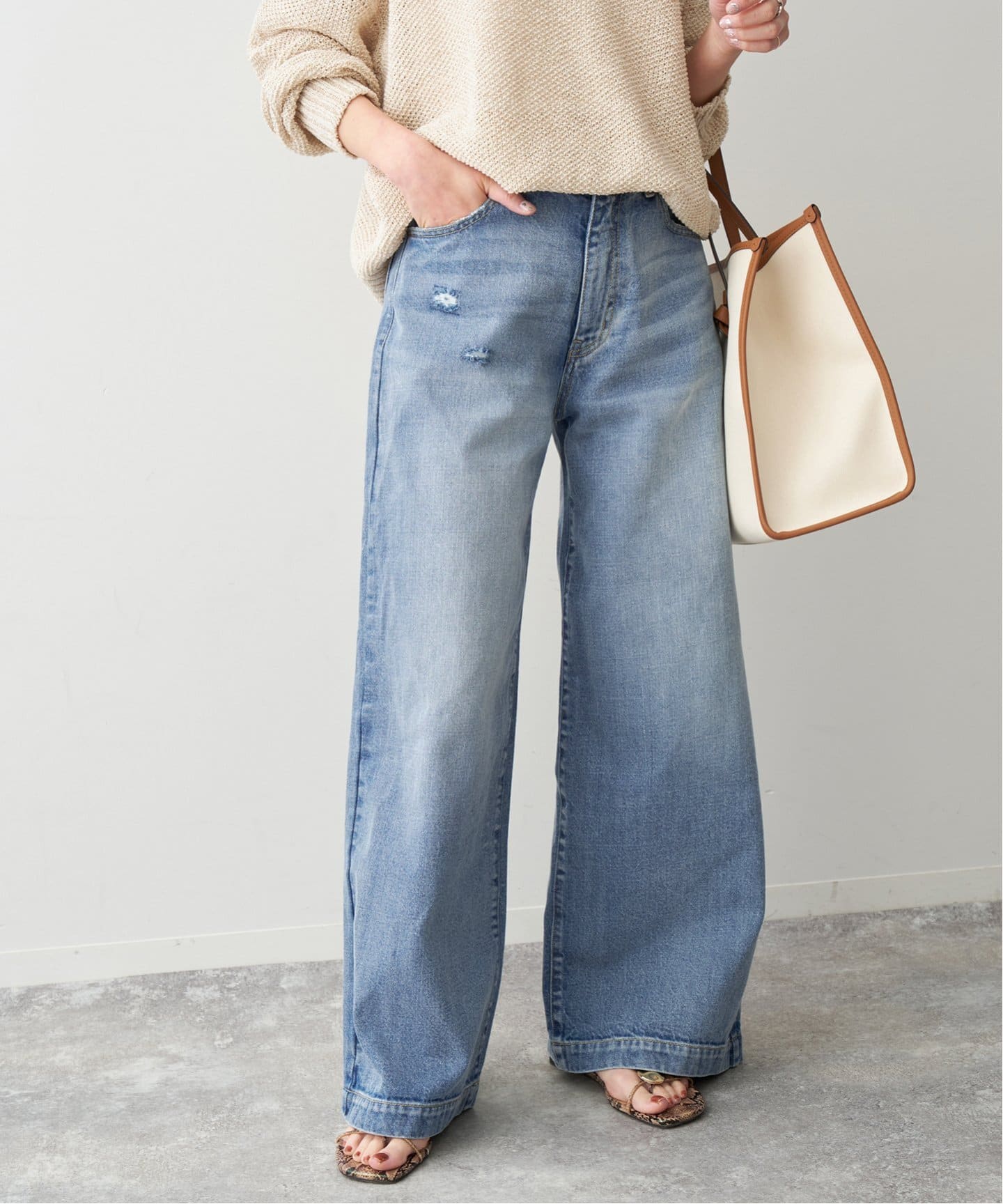 5 1/2 BAGGY DENIM（デニムパンツ・ジーンズ）｜Spick and Span