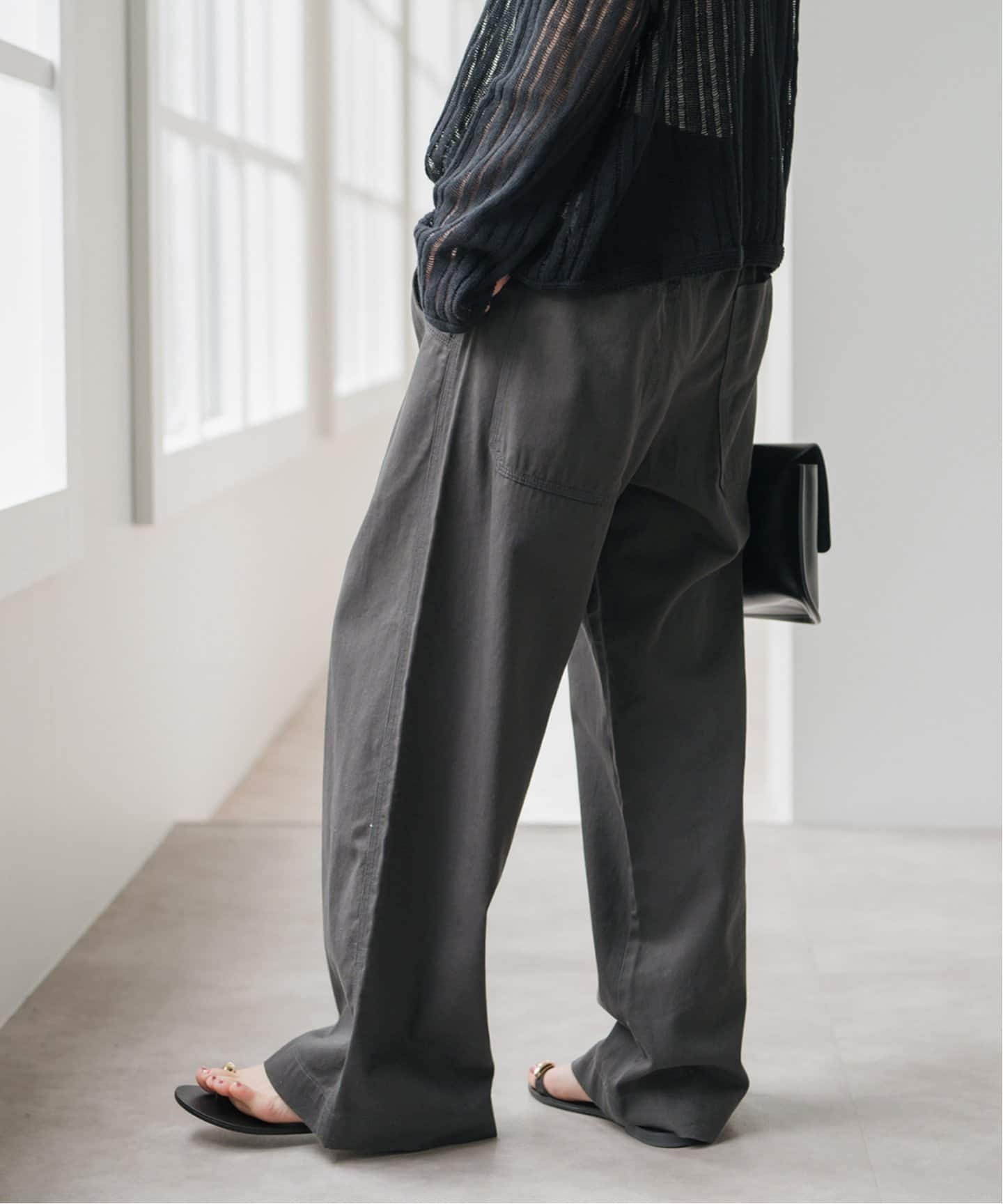 追加》ギャザーチノ（チノパンツ）｜Spick and Span（スピック＆スパン