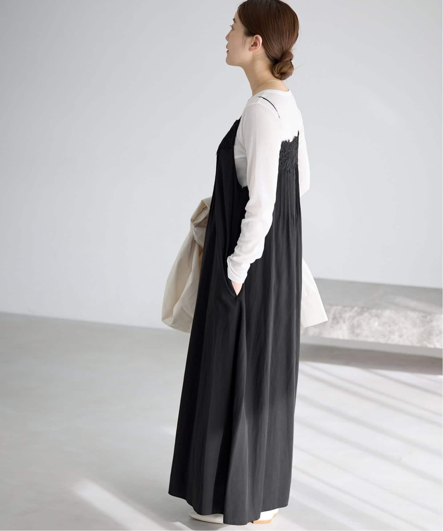 WEB限定/追加予約》レースキャミソールワンピース（ワンピース）｜IENA