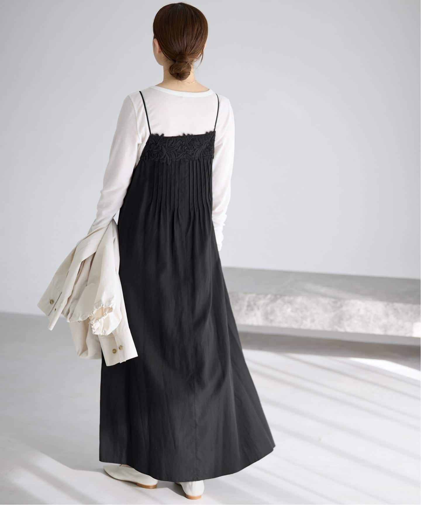 WEB限定/追加予約》レースキャミソールワンピース（ワンピース）｜IENA