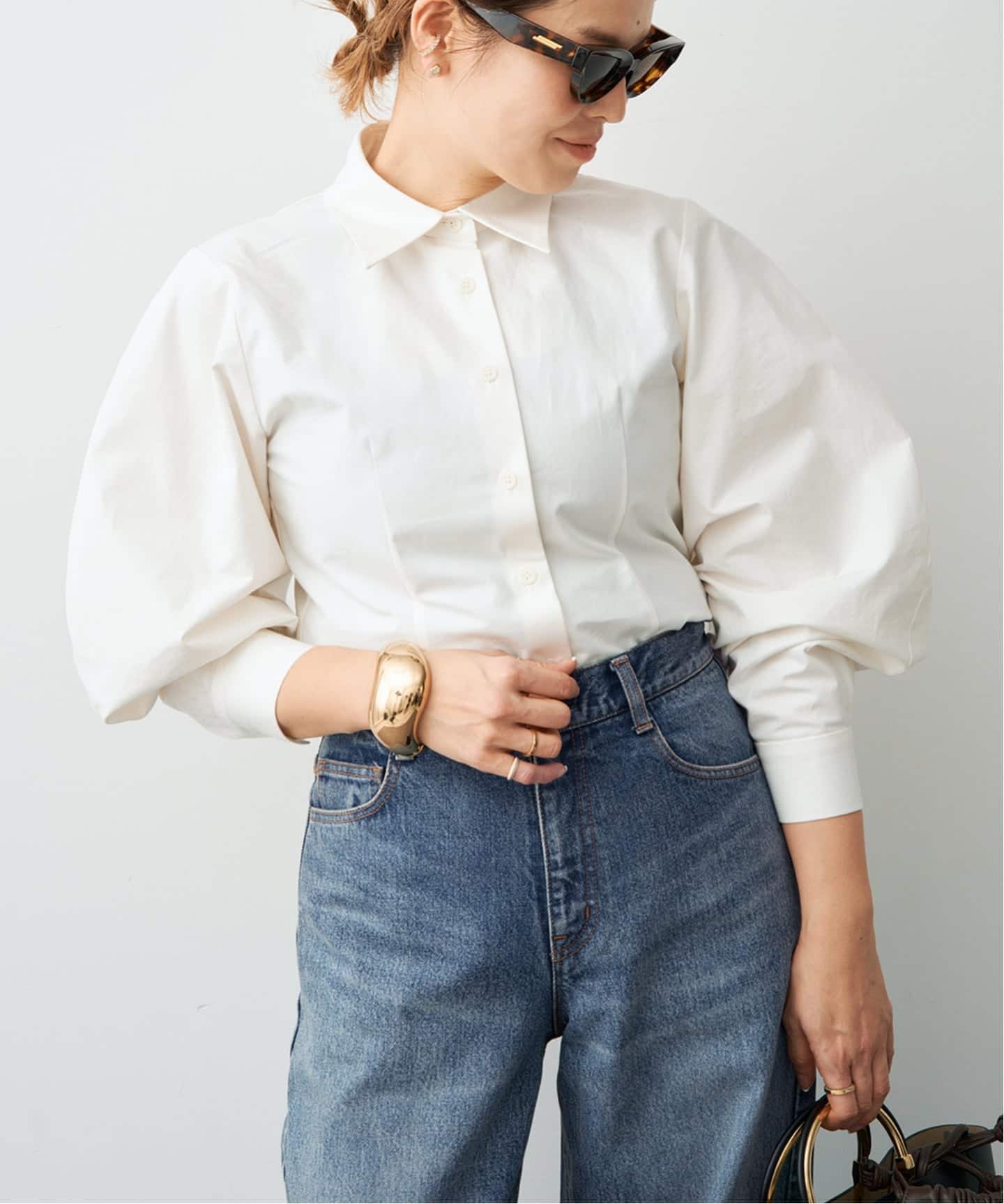 CELERI パフスリーブ シャツ（シャツ／ブラウス）｜Deuxieme Classe