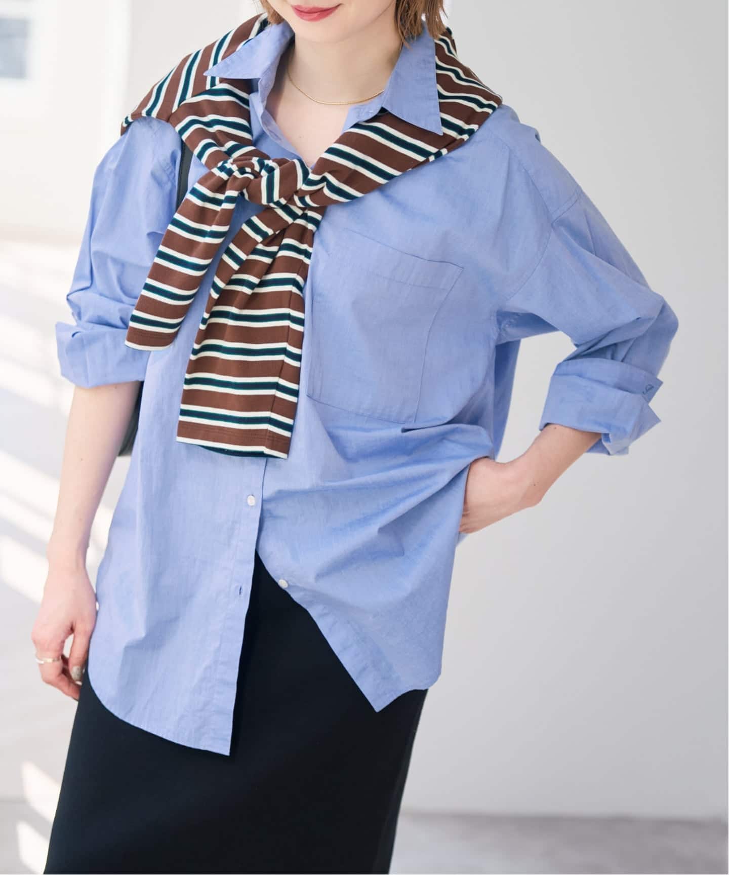 WEB限定 / 追加2》50コットンオーバーシャツ（シャツ／ブラウス