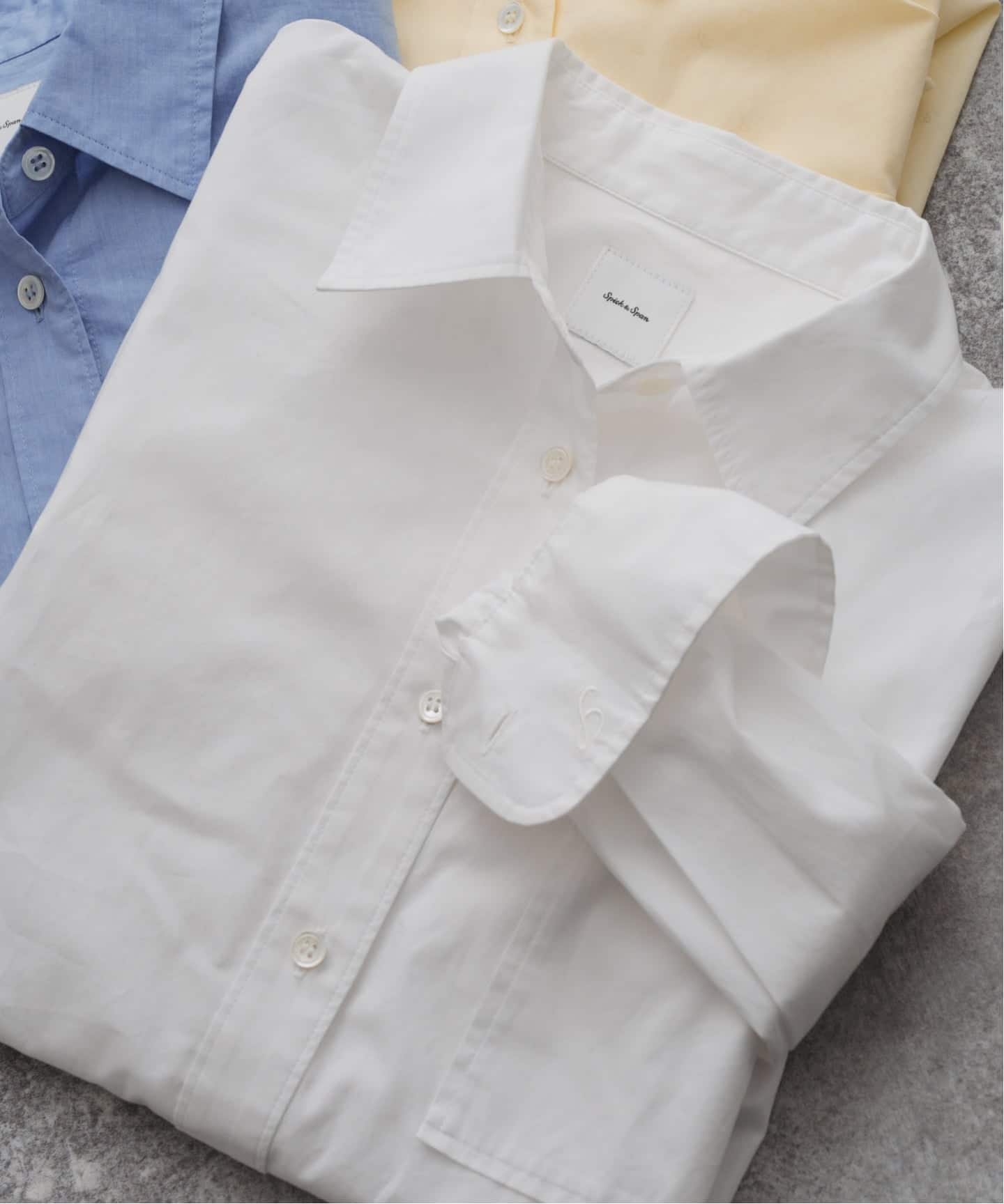 新色有り / 追加2》50コットンコンパクトシャツ（シャツ／ブラウス