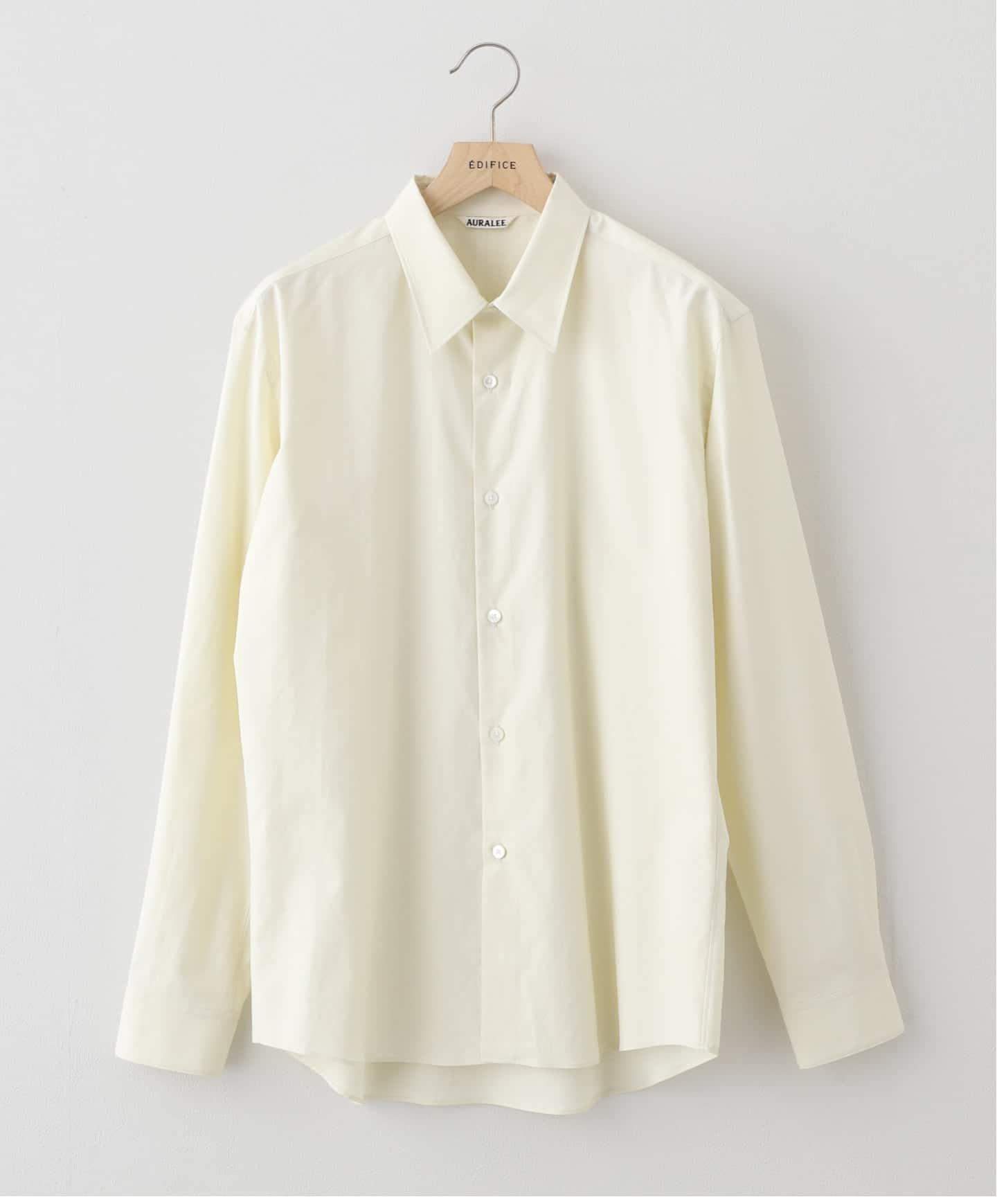 AURALEE (オーラリー) *WASHED FINX TWILL SLIM SHIRT（シャツ