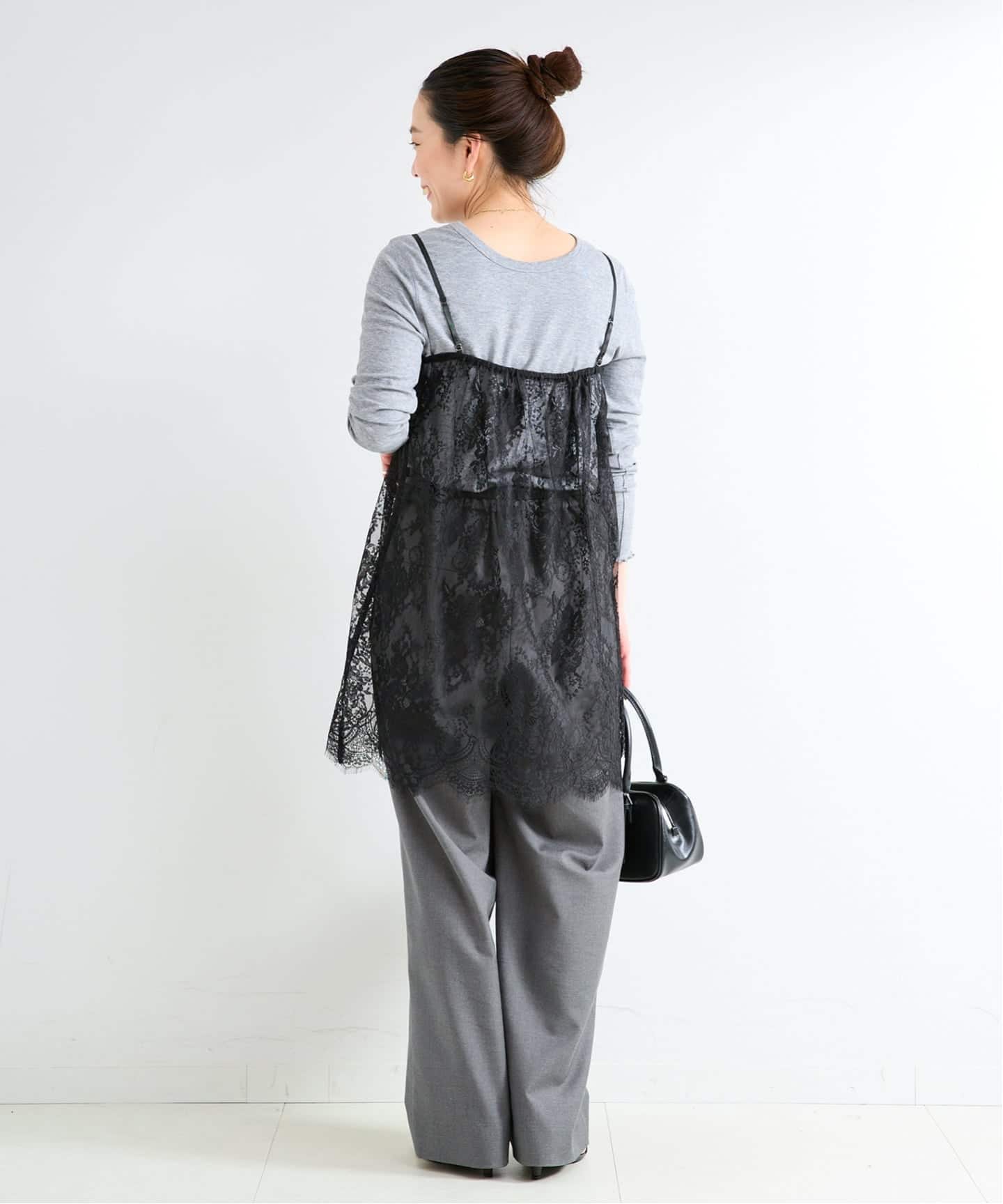 予約》【WEB＋一部店舗限定】手洗い可 / レース2WAYキャミソール