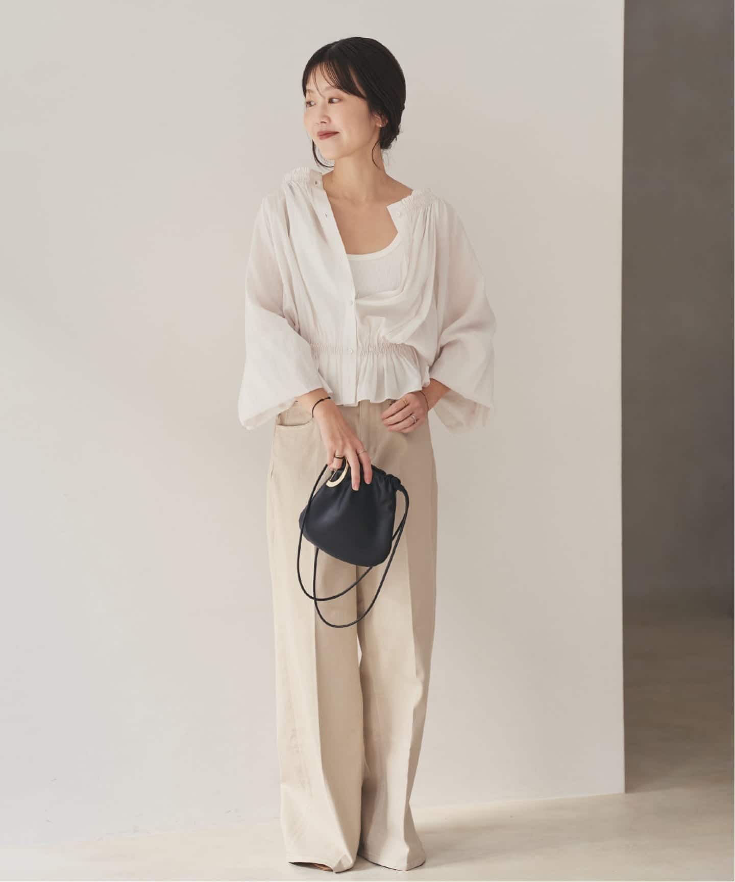 予約》silky gather ブラウス（シャツ／ブラウス）｜Plage（プラージュ