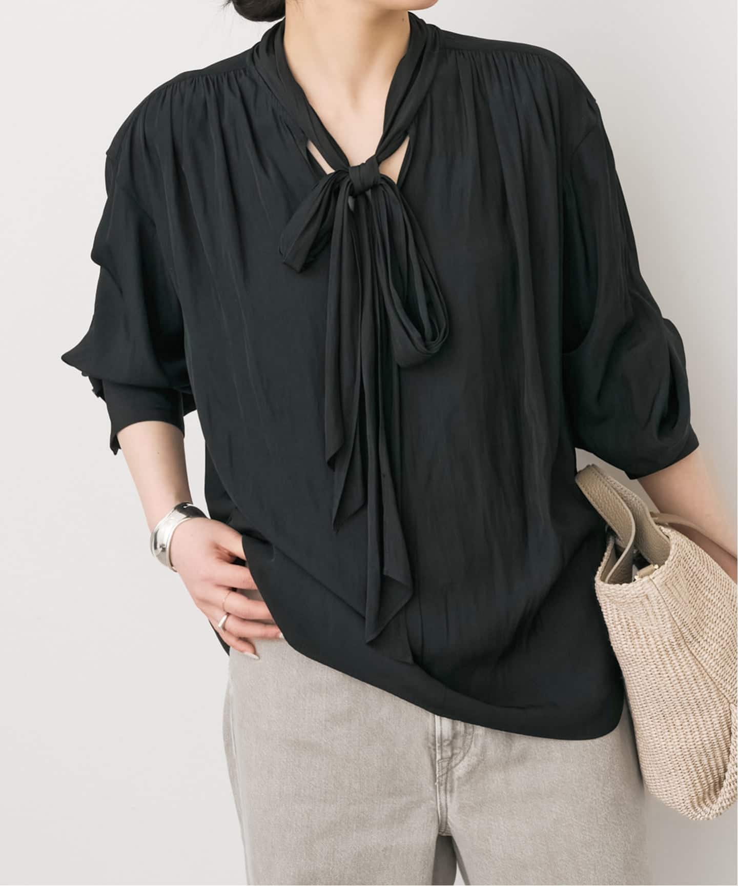 ボウタイブラウス（シャツ／ブラウス）｜Spick and Span（スピック