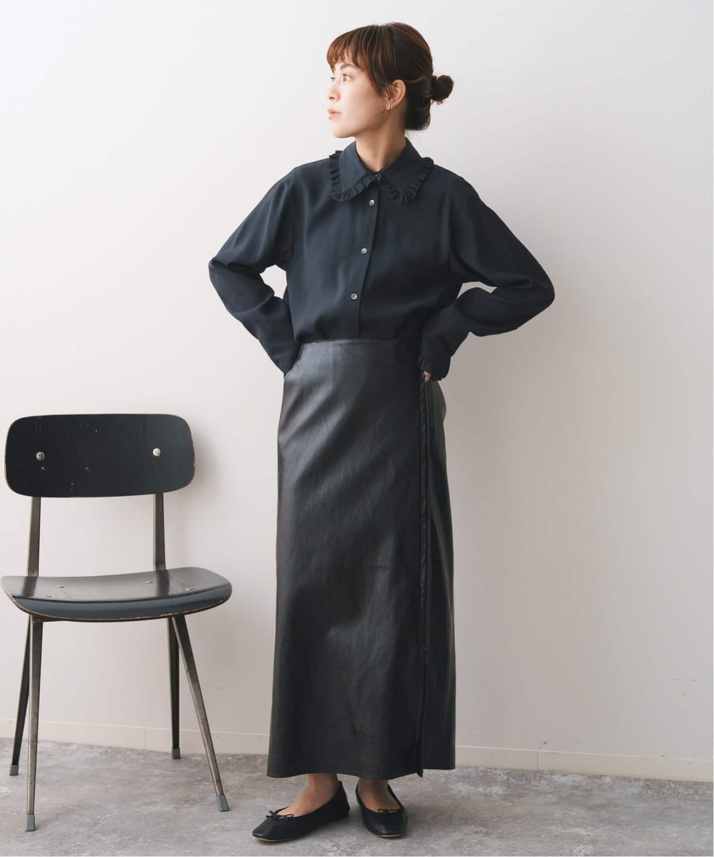 WEB限定 / 追加》フリルカラーブラウス（シャツ／ブラウス）｜Spick