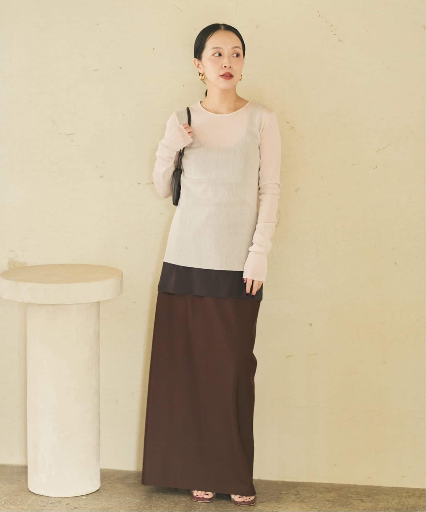 追加》R'IAM ダイバータイトスカート（ロング・マキシ丈スカート