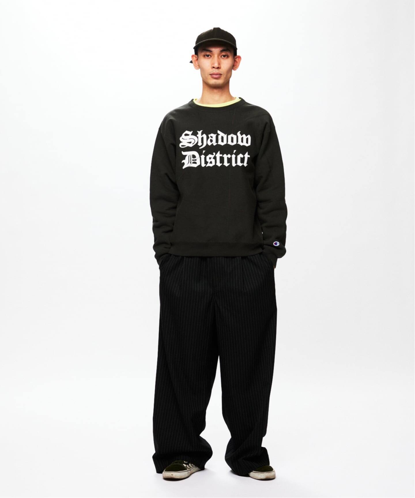 CHAMPION / チャンピオン for JS ステッチ プリント スウェット