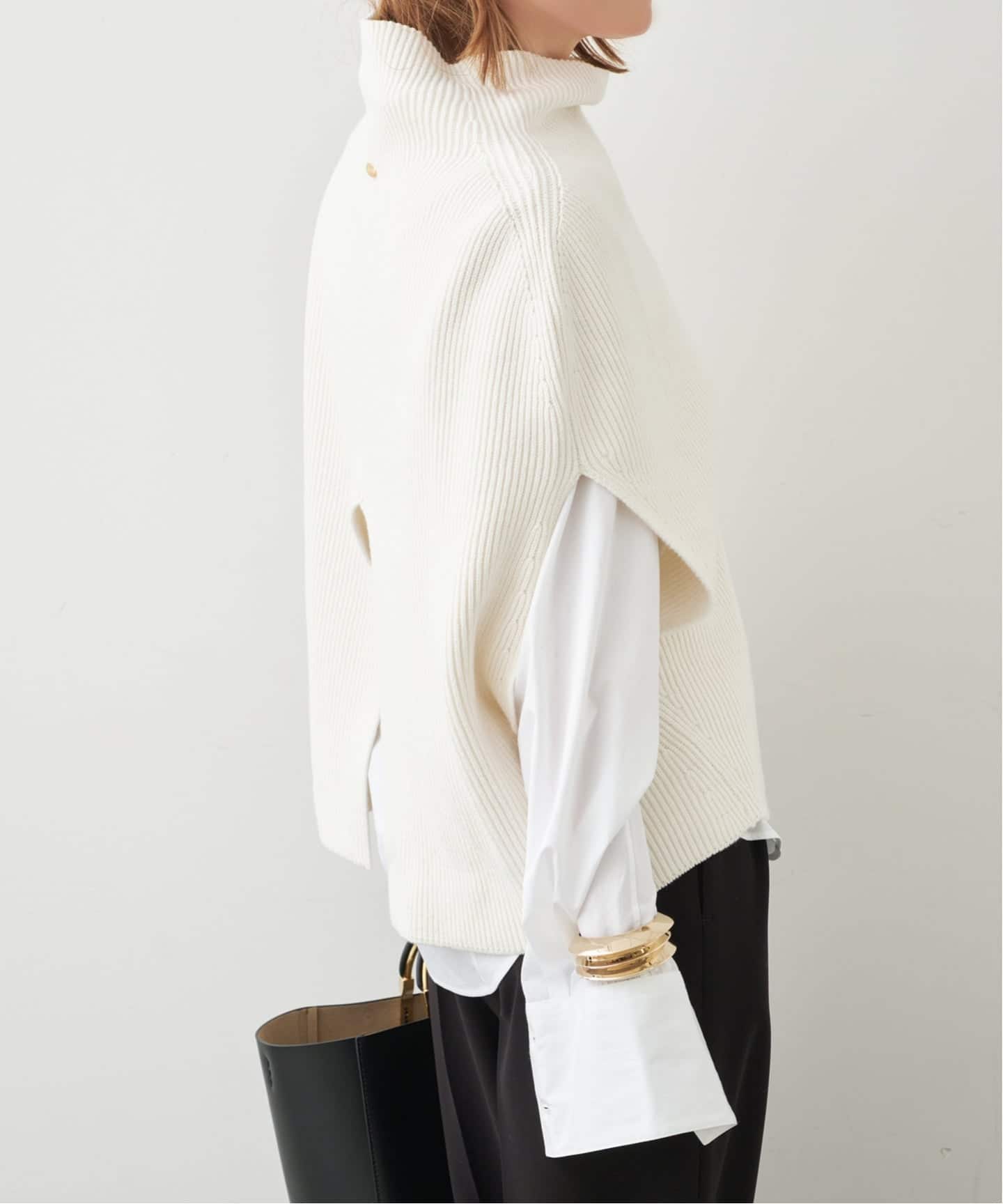 LEWES アゼ PONCHO（ニット／セーター）｜Deuxieme Classe