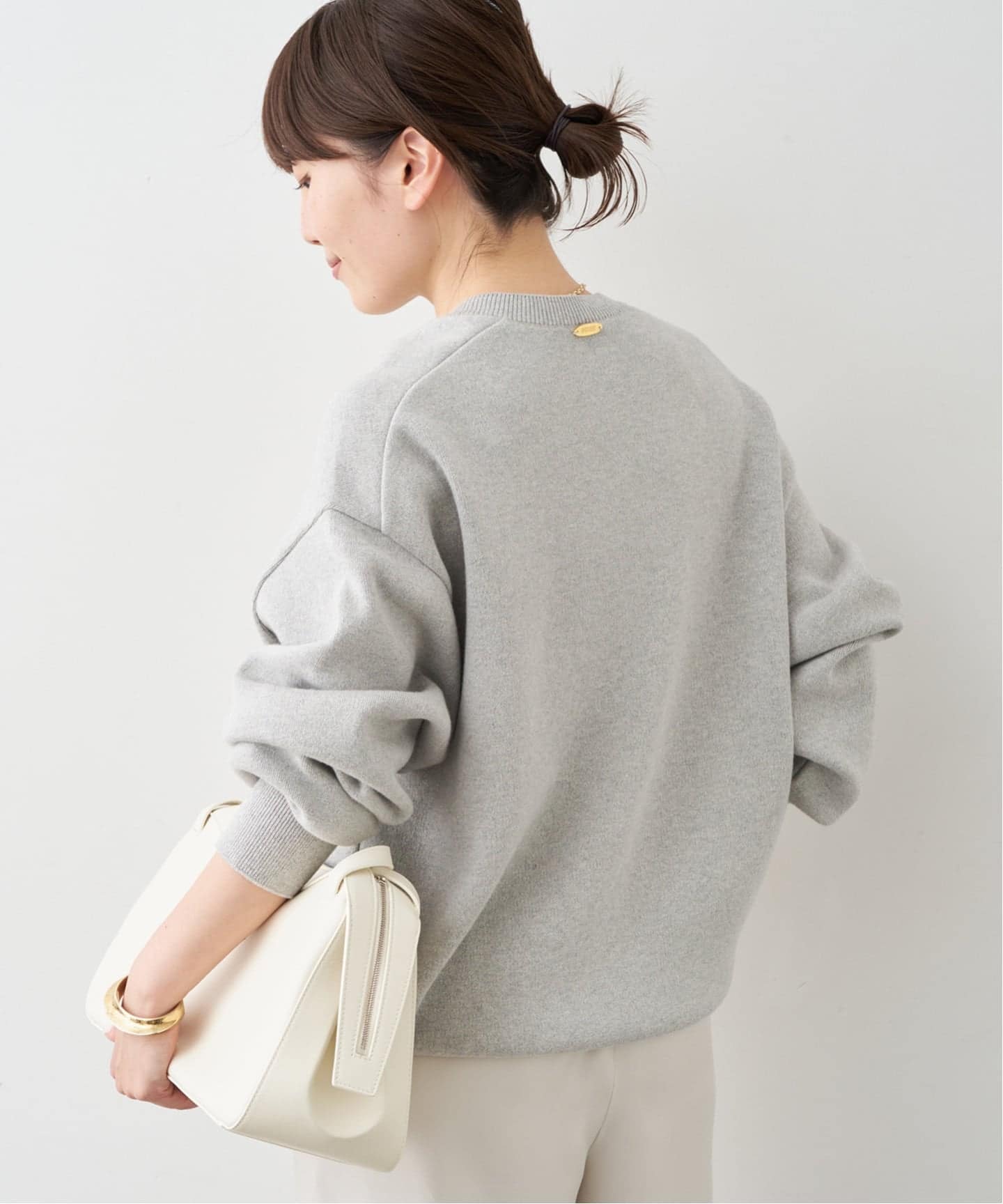 SMOOTH TOP クルーネック プルオーバー（ニット／セーター）｜Deuxieme