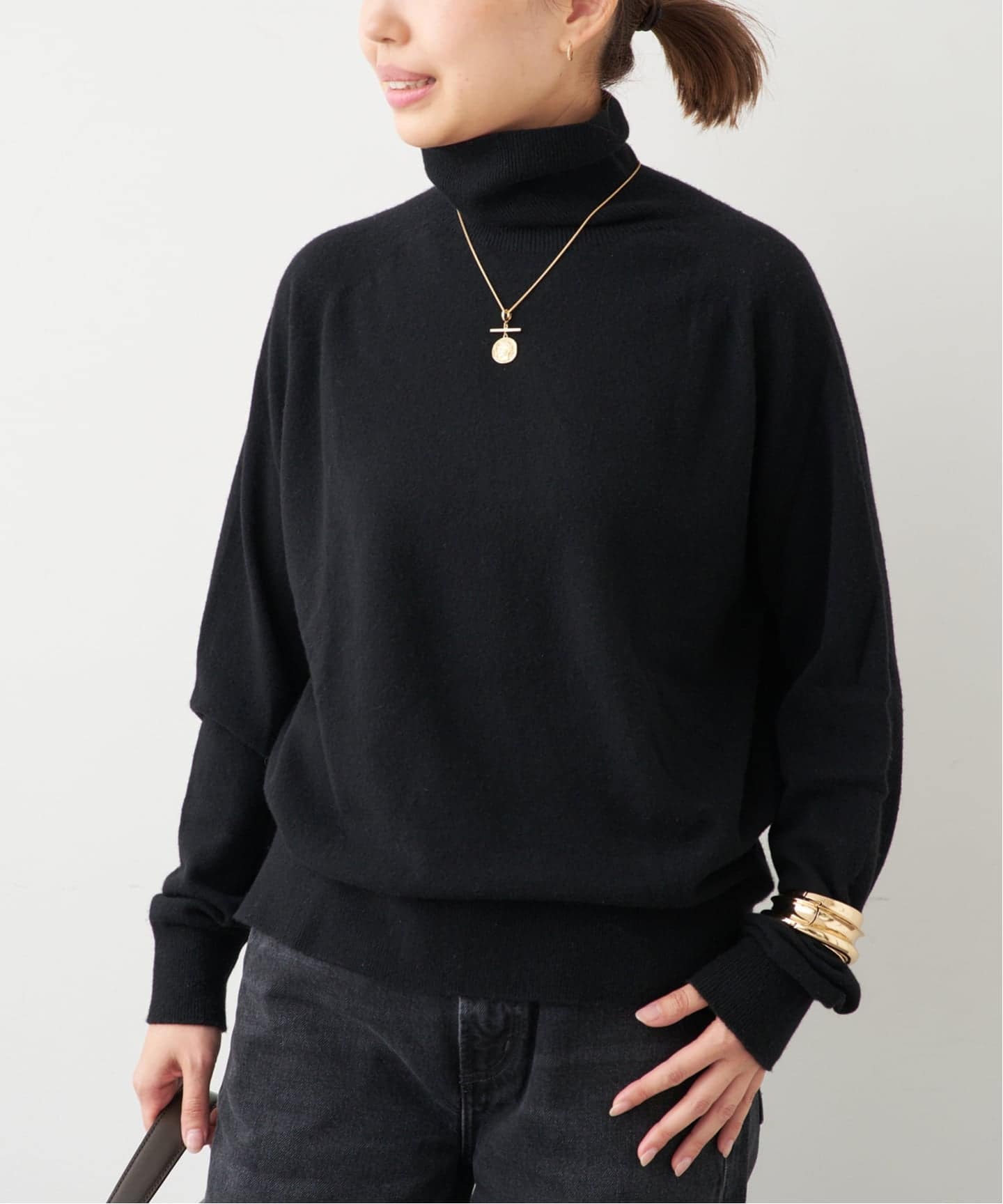 CAPRI タートルネック プルオーバー（ニット／セーター）｜Deuxieme