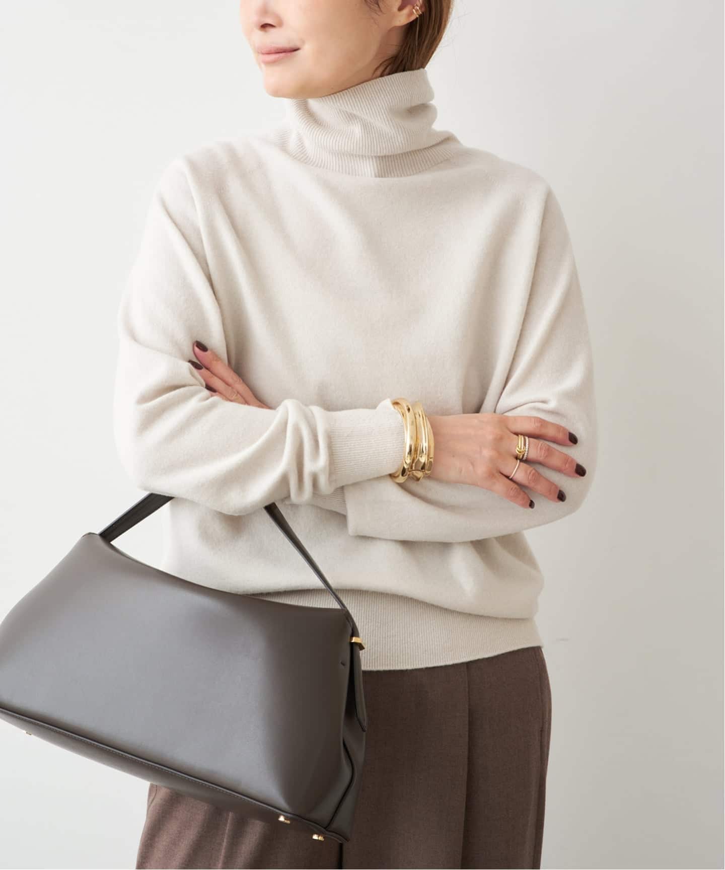 CAPRI タートルネック プルオーバー（ニット／セーター）｜Deuxieme