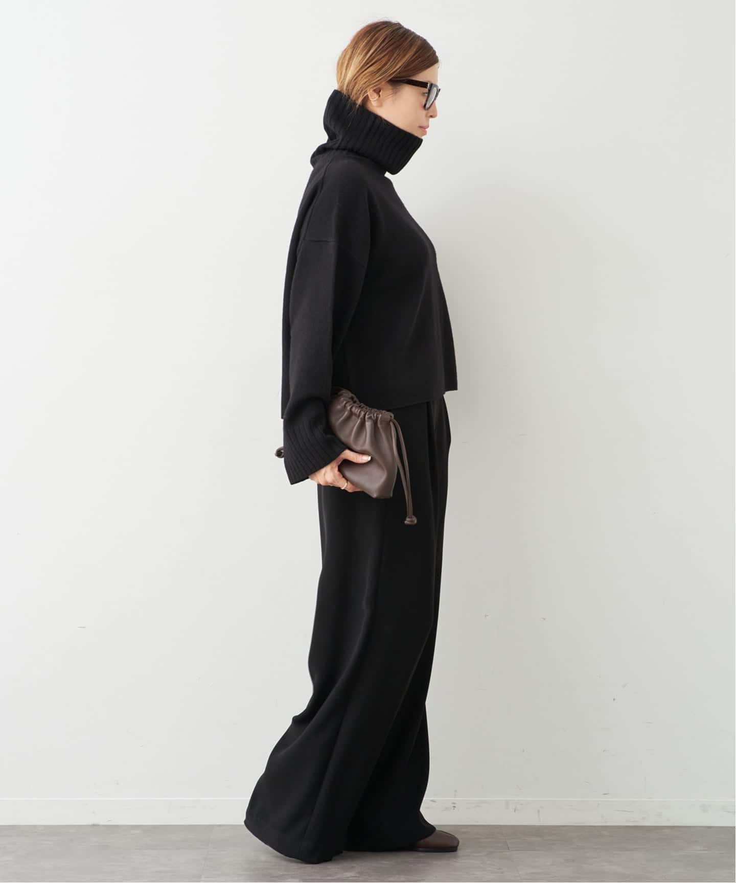 追加 *Cropped タートルネック ニット（ニット／セーター）｜Deuxieme