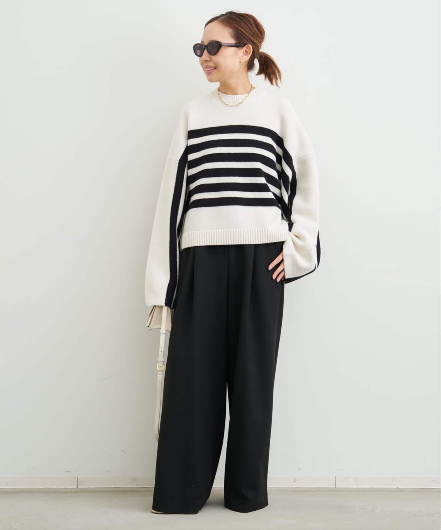 CINOH/チノ 】 BORDER CREWNECK（ニット／セーター）｜Deuxieme Classe