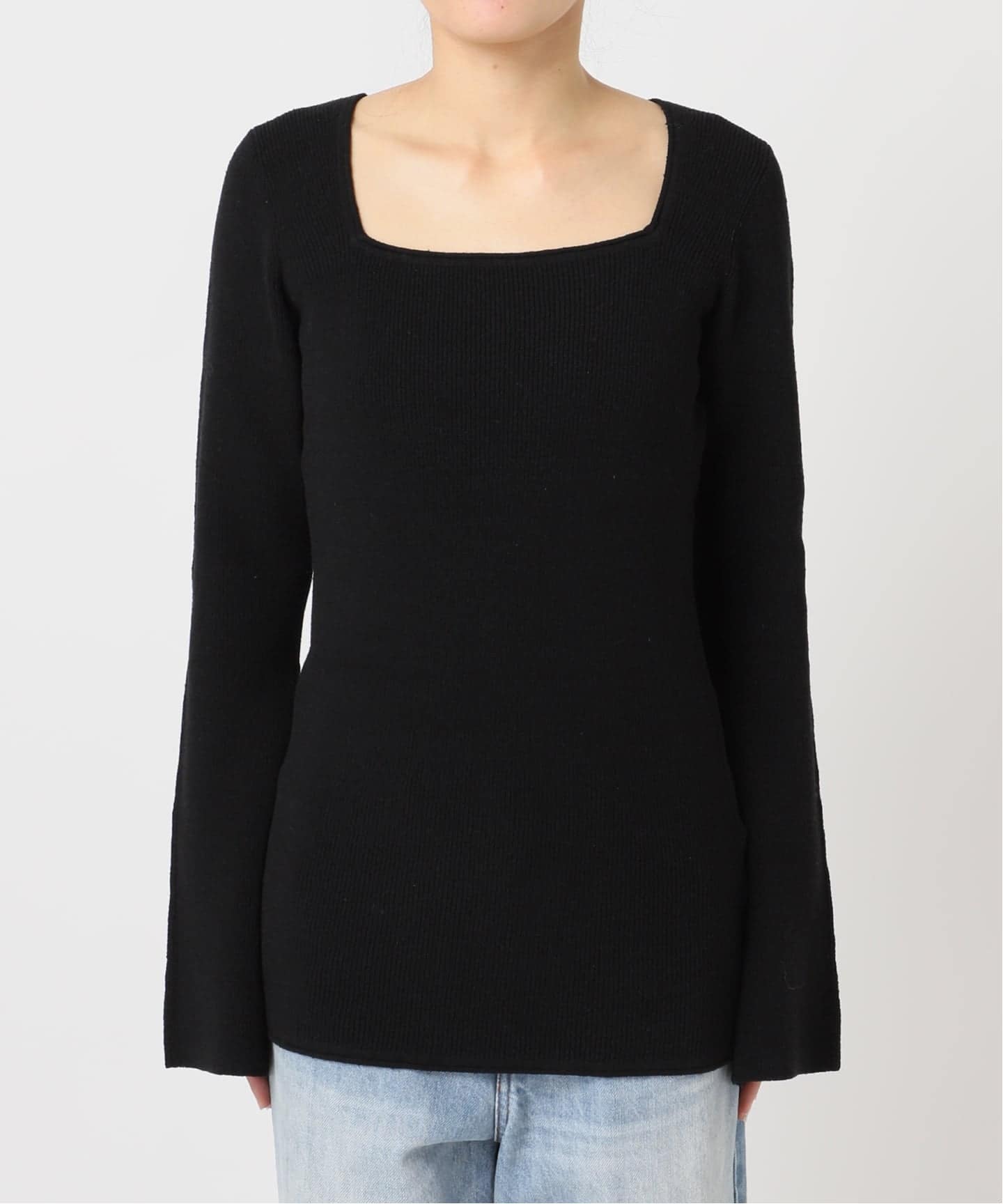 Noil silk Square ニット（ニット／セーター）｜Plage（プラージュ）の