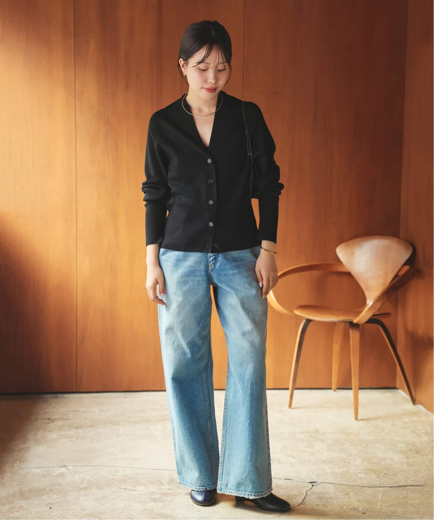 LE PETIT PULLE / ル プティ プレ 別注 TULIP COLLAR カーディガン