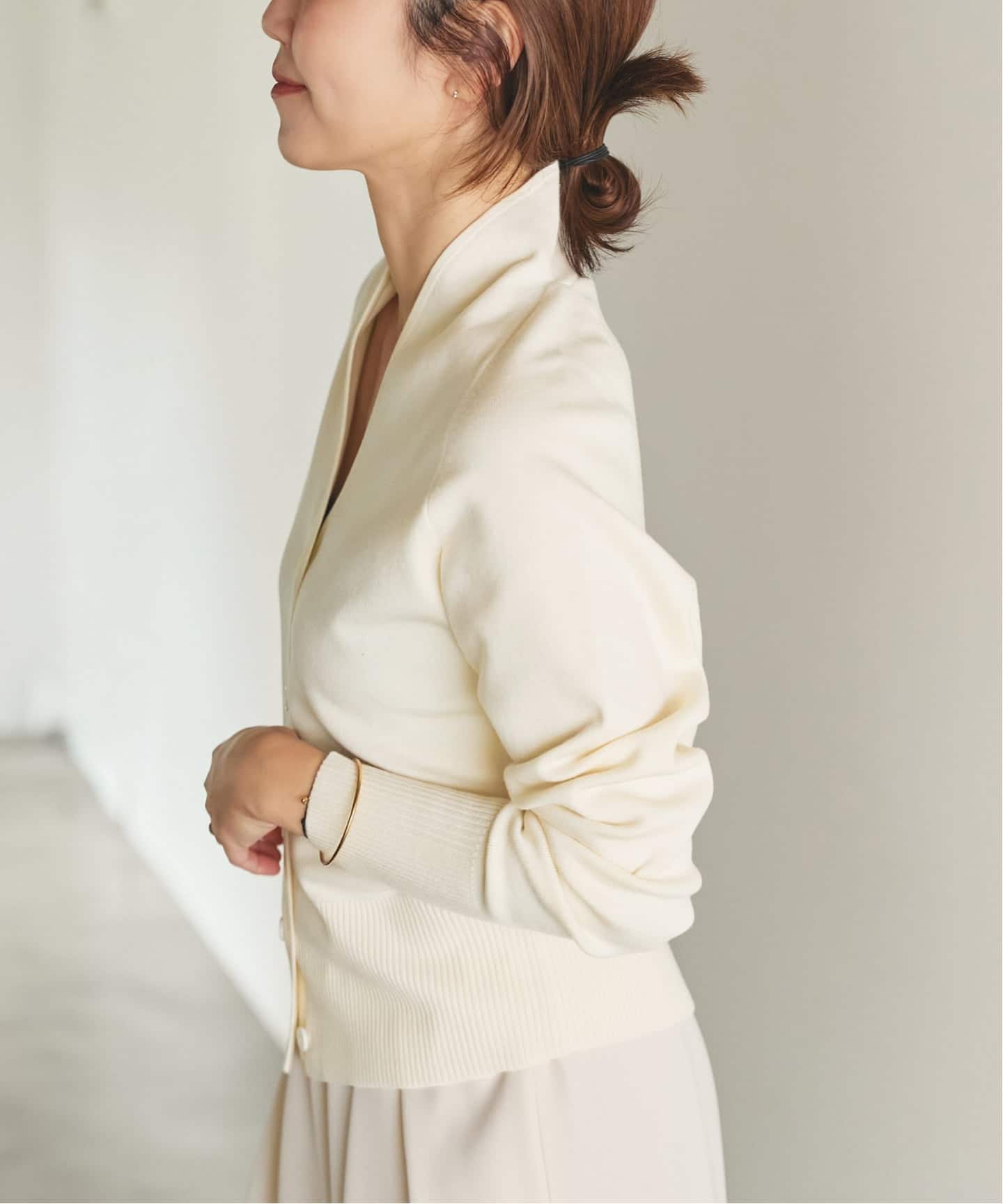 LE PETIT PULLE / ル プティ プレ 別注 TULIP COLLAR カーディガン