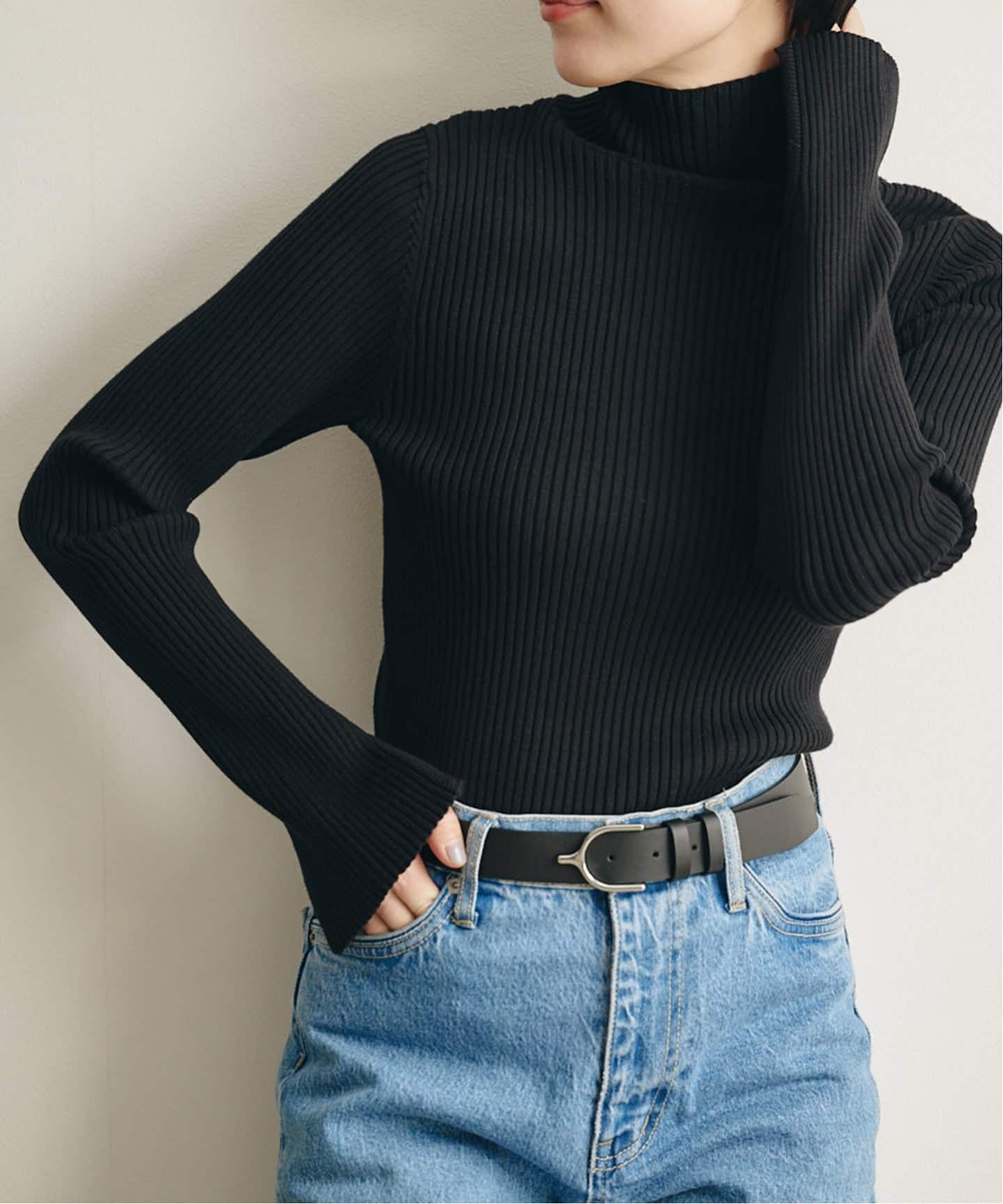 anuke Slit Turtle Knit（ニット／セーター）｜BOICE FROM BAYCREW'S