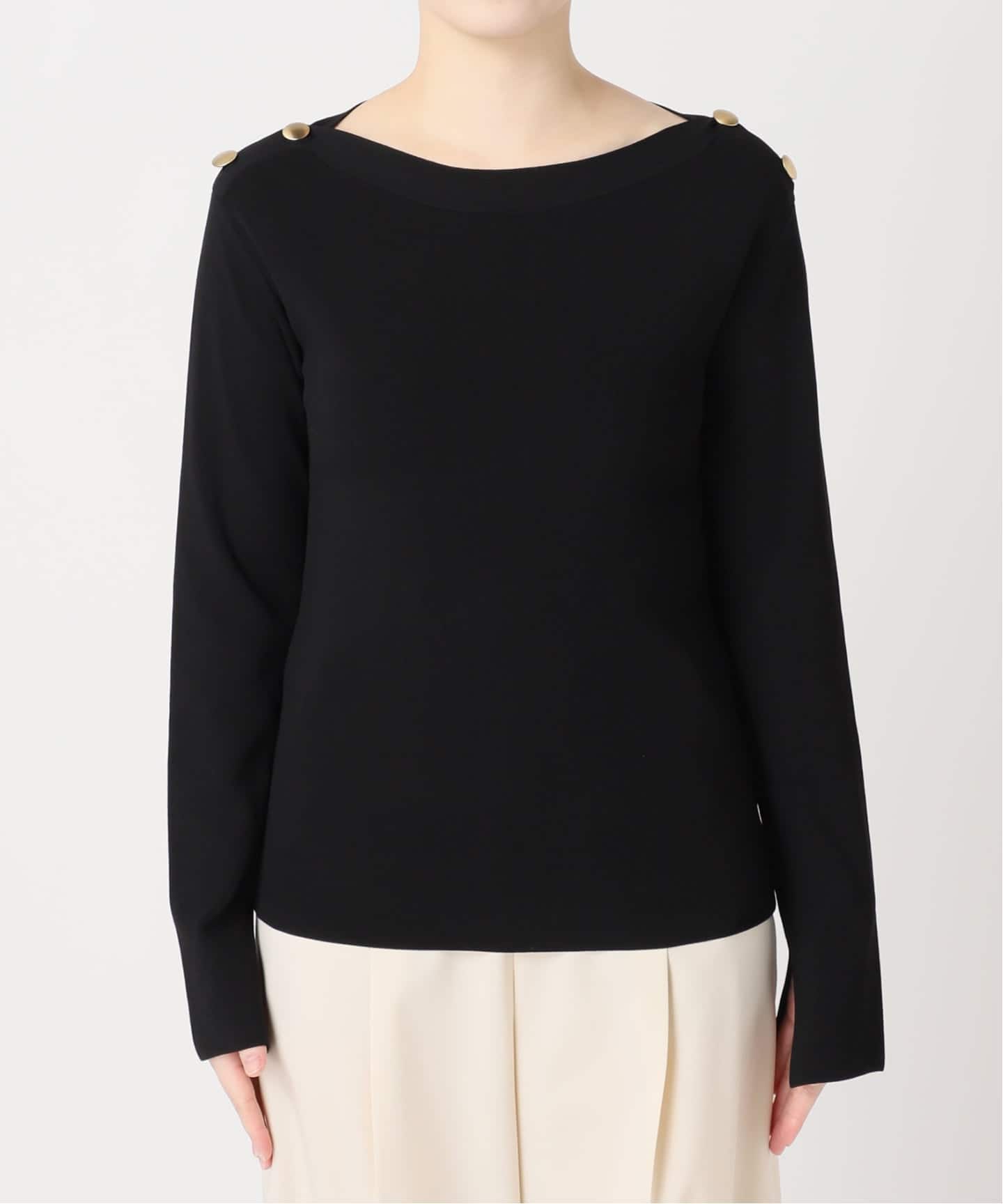 ショルダーボタンニットプルオーバー（ニット／セーター）｜NOBLE