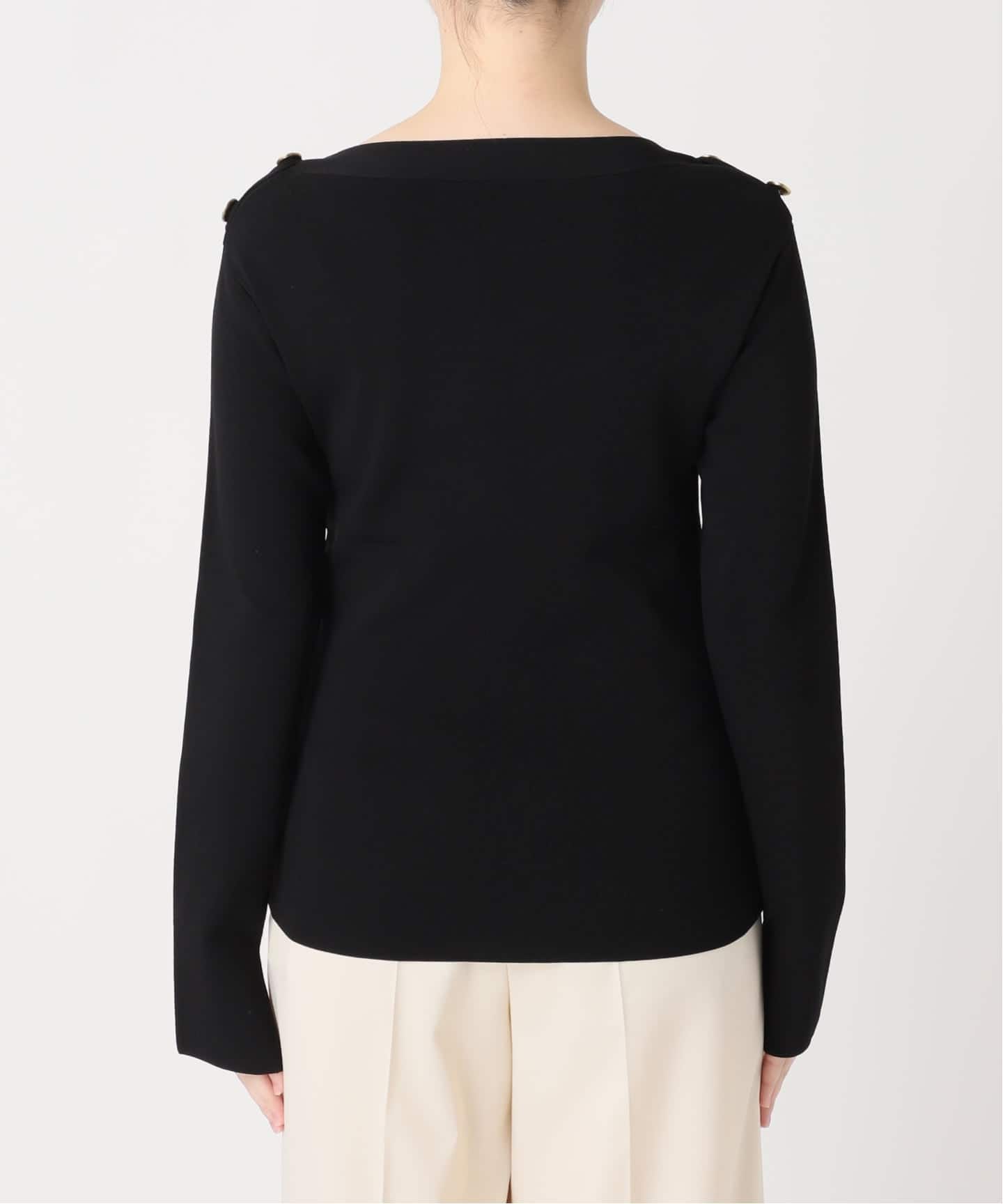 ショルダーボタンニットプルオーバー（ニット／セーター）｜NOBLE