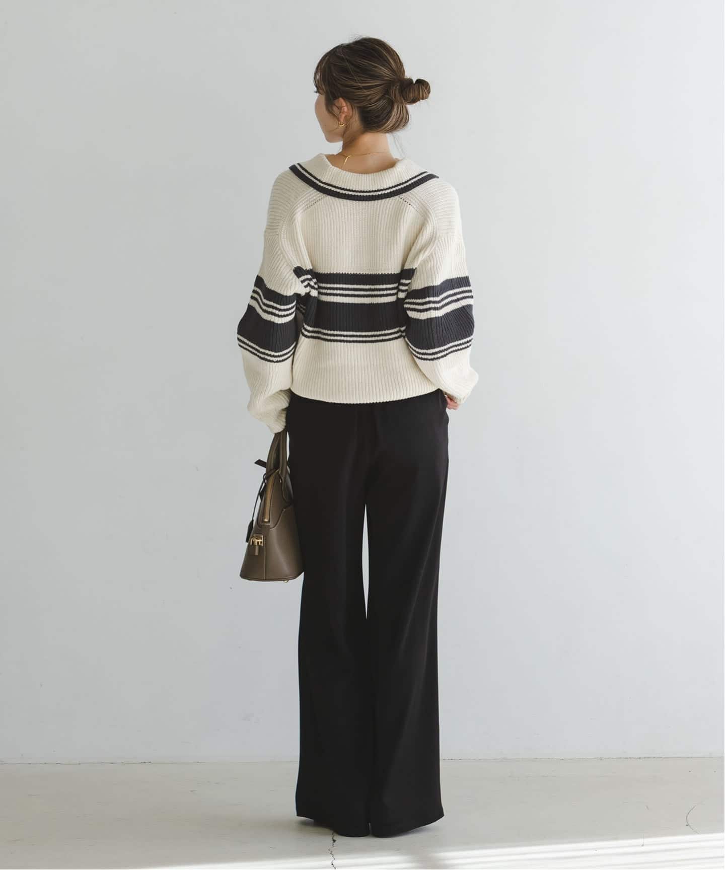 NOBLE別注》Venit/ヴェニット ランダムボーダーニット（ニット