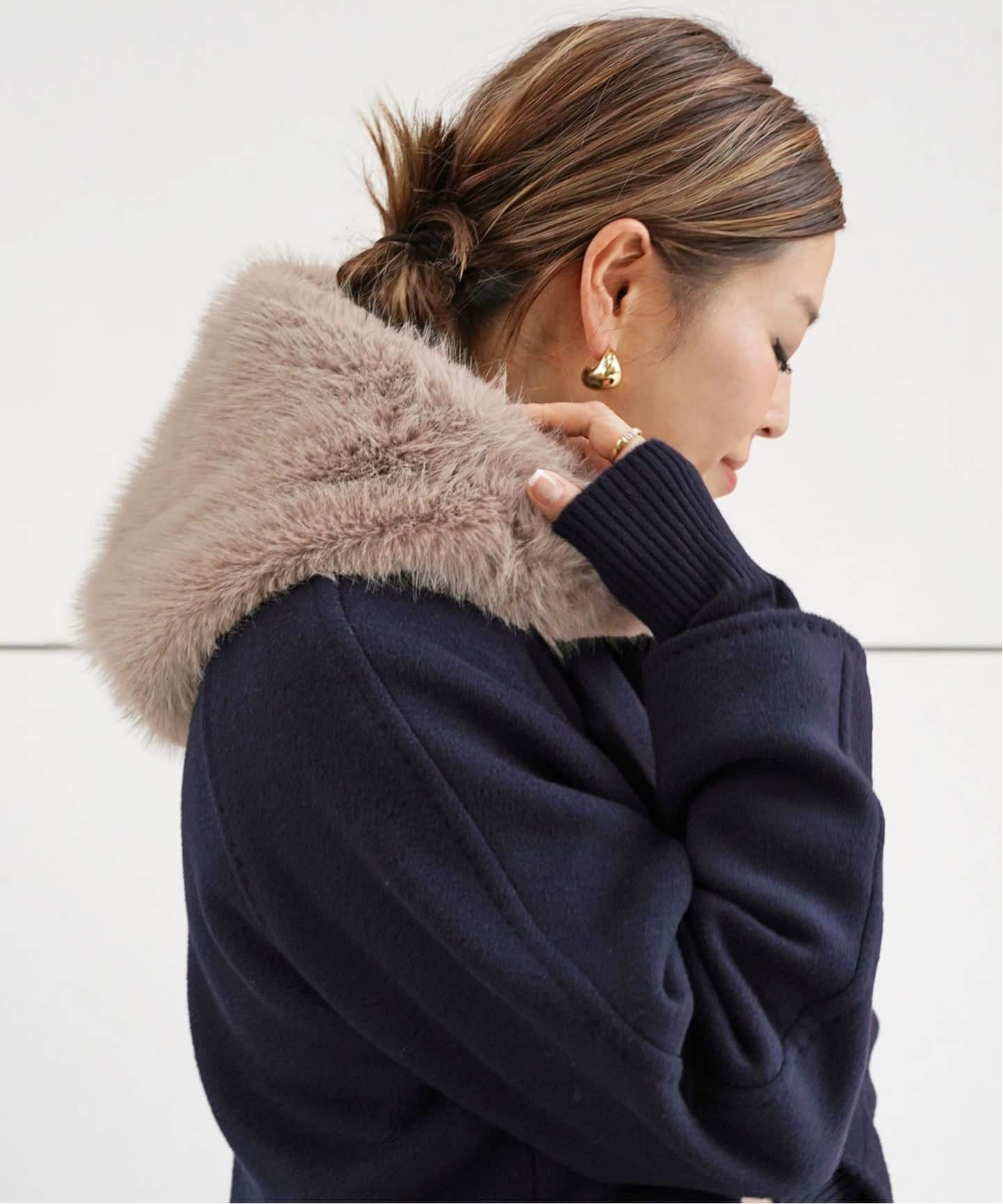 CELERI/セルリ】 FUR BALACLAVA（その他ファッション小物）｜Deuxieme