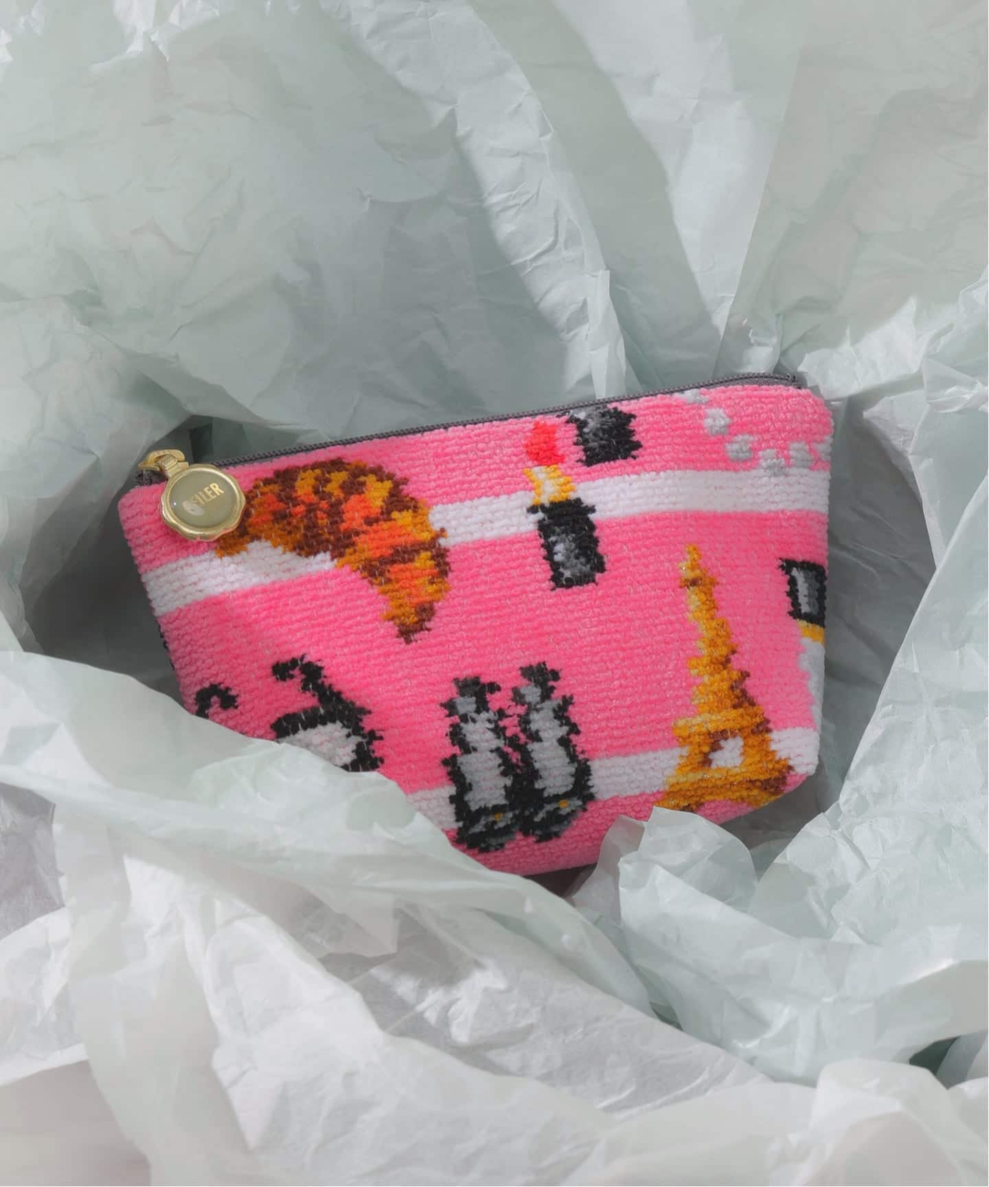 FEILER/フェイラー】別注 ROSE IENA 舟形ポーチ（ポーチ）｜IENA