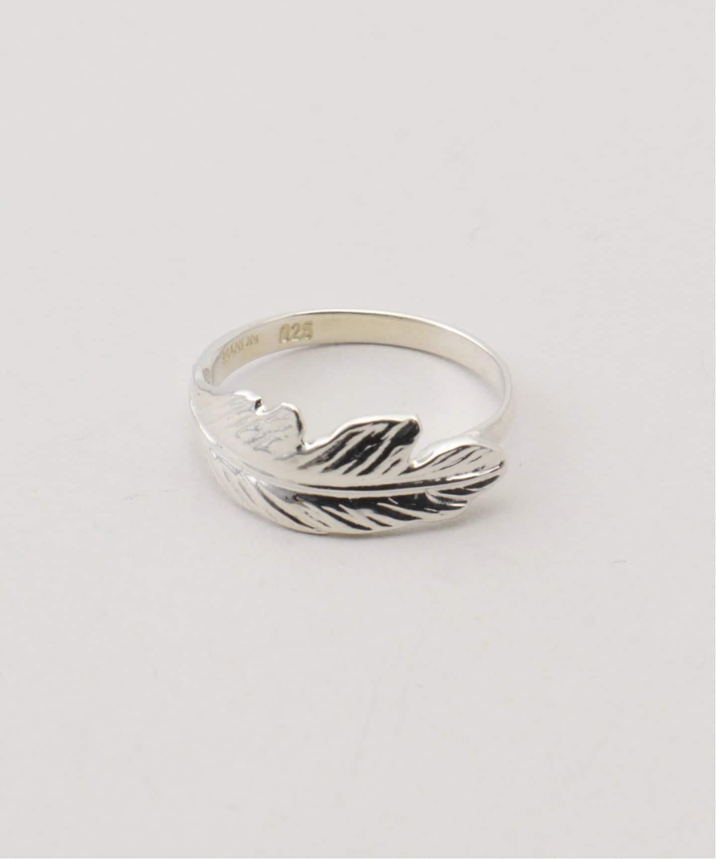 MANON JEWELRY/マノン ジュエリー】 feather pinky ring（リング）｜L