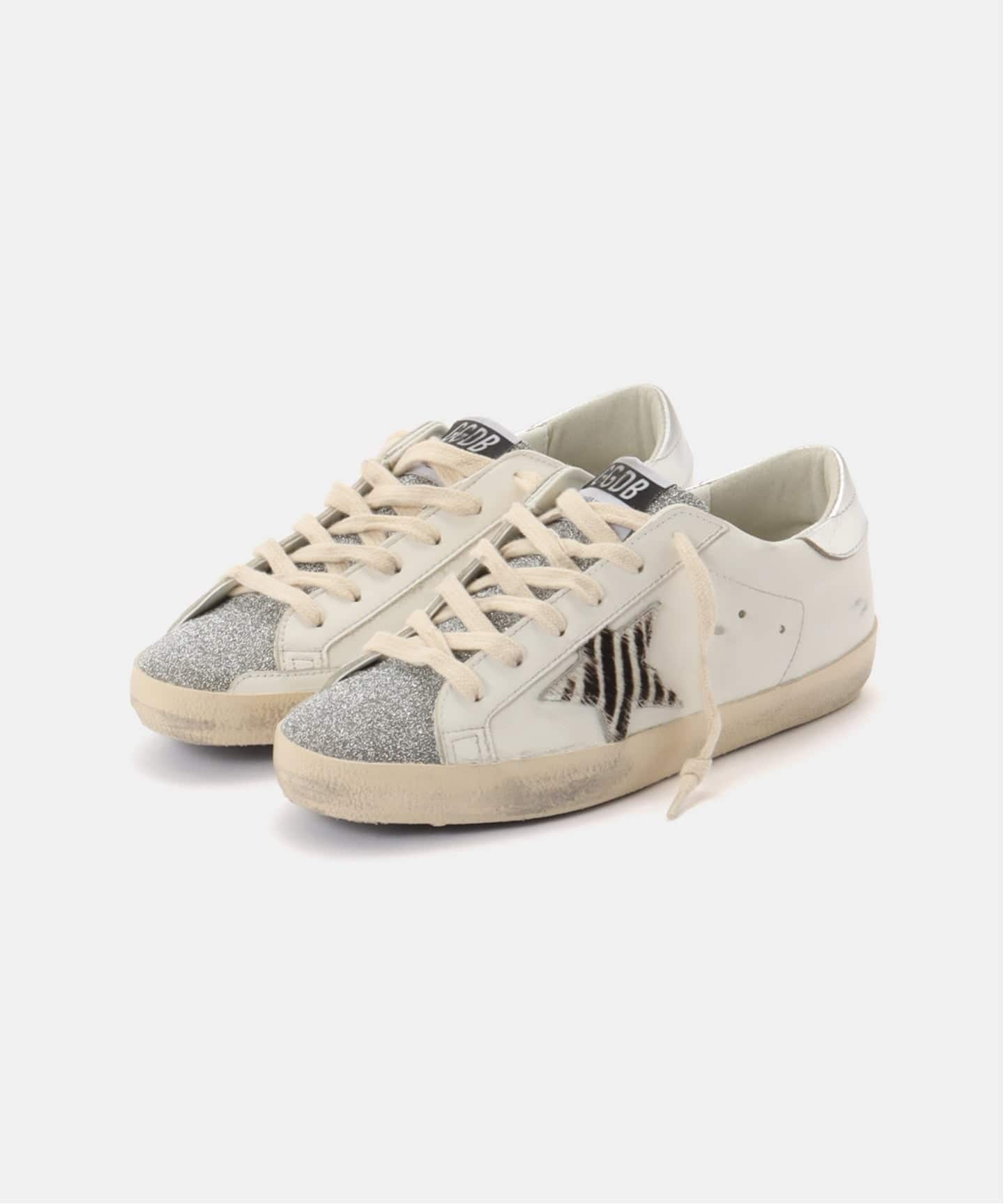 GOLDEN GOOSE / ゴールデングース】SUPER-STAR ZABRA CRYSTAL TO