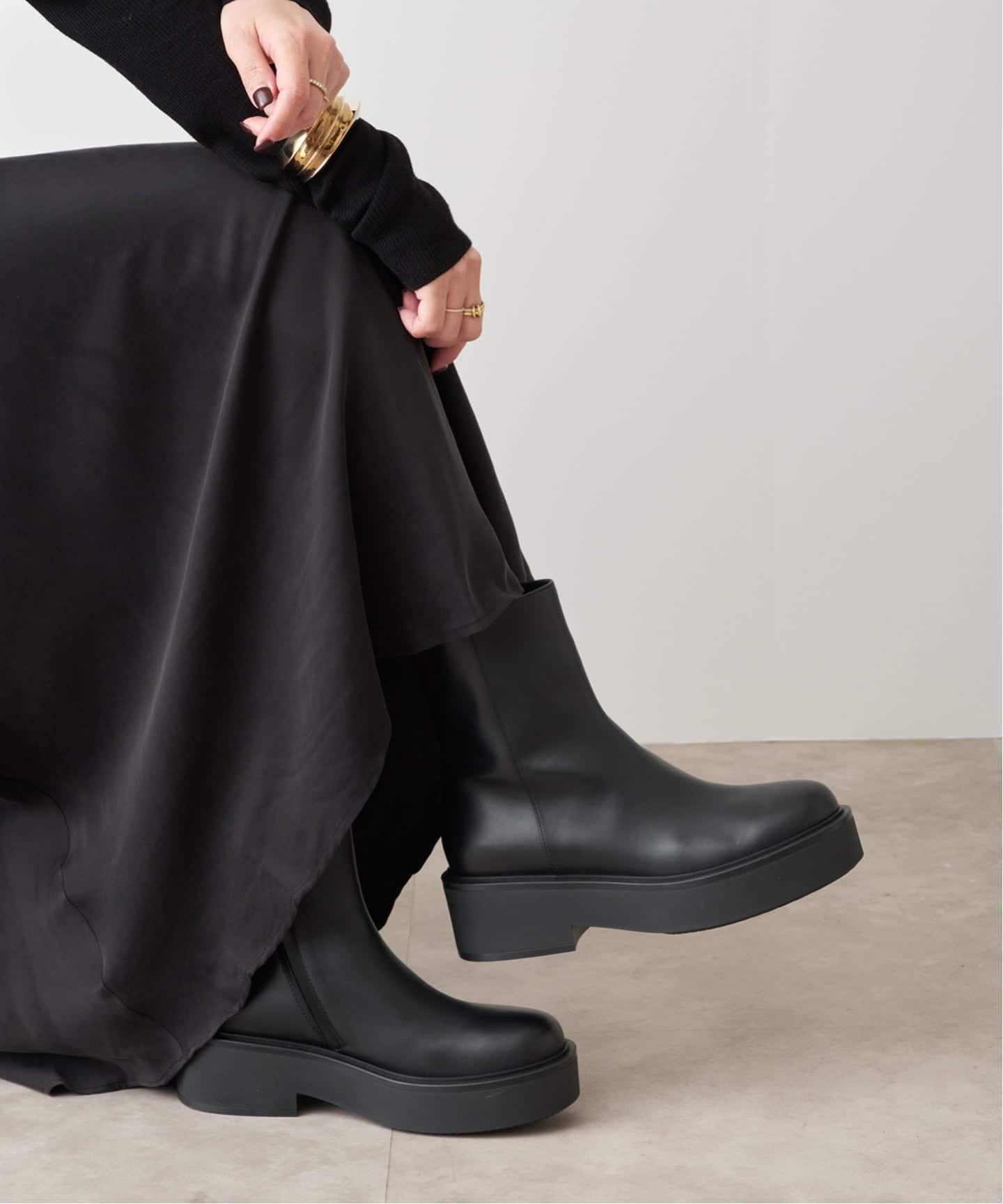 GIANVITO ROSSI/ジャンヴィト ロッシ】 VITELLO GLOVE BOOTS（ブーティ