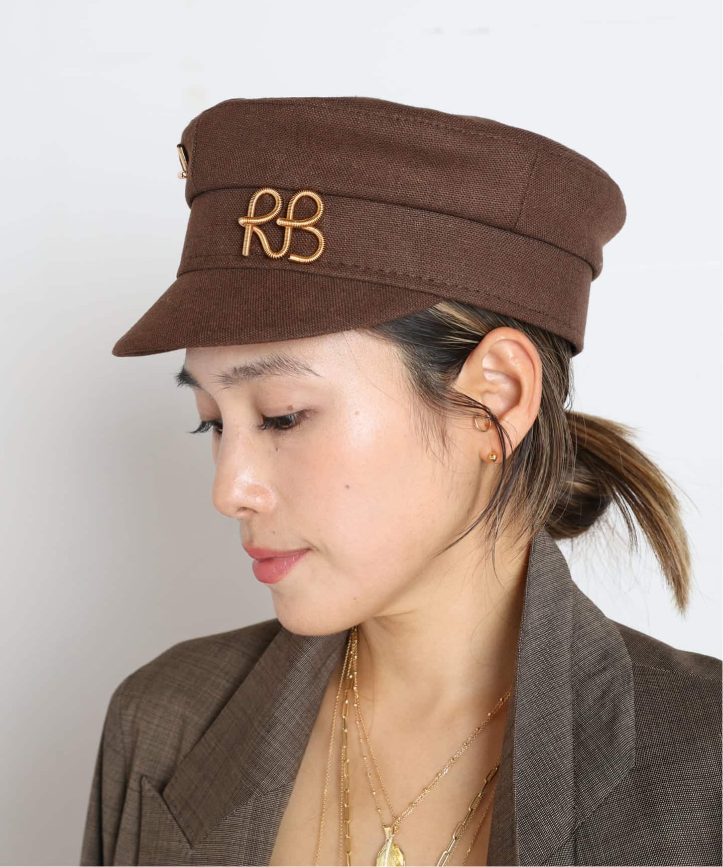 Ruslan Baginskiy/ラスラン・バジンスキー】Logo embellished Baker