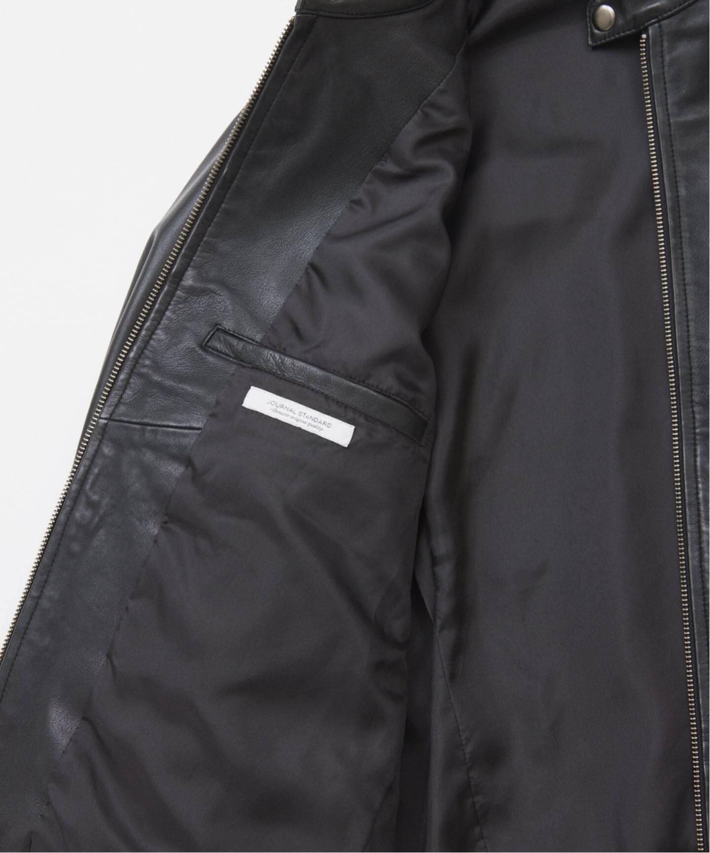 ウォッシュ シープ レザー シングル ライダース（レザージャケット