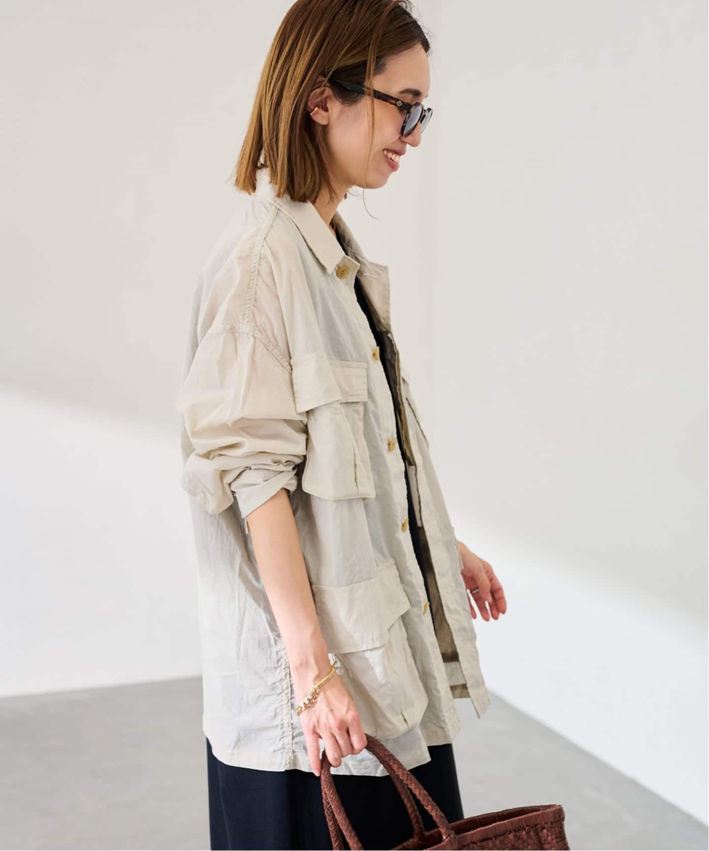 ≪予約≫ローンワッシャーミリタリージャケット（ミリタリー