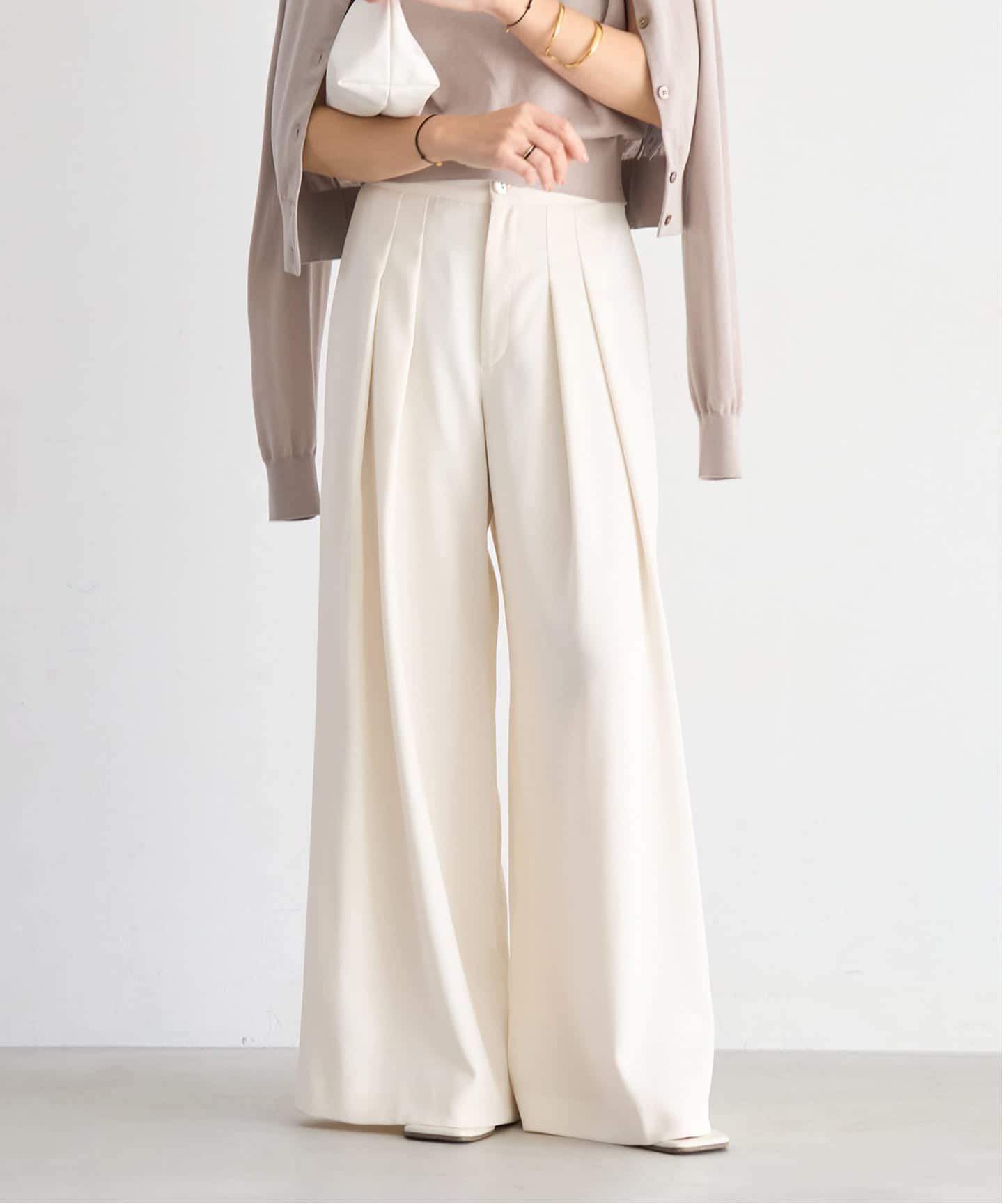 Tuck Wide パンツ（その他パンツ）｜Plage（プラージュ）の通販