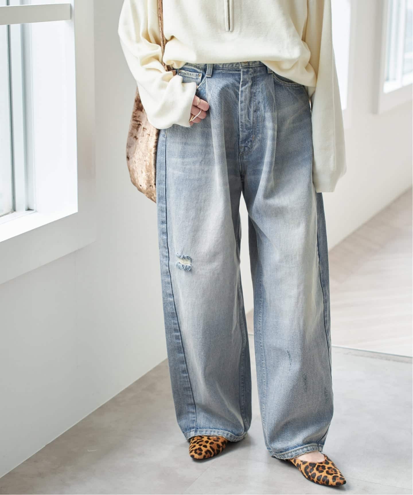 WEB限定サイズ有り / 追加》5 1/2 TUCKBARREL DENIM（デニムパンツ