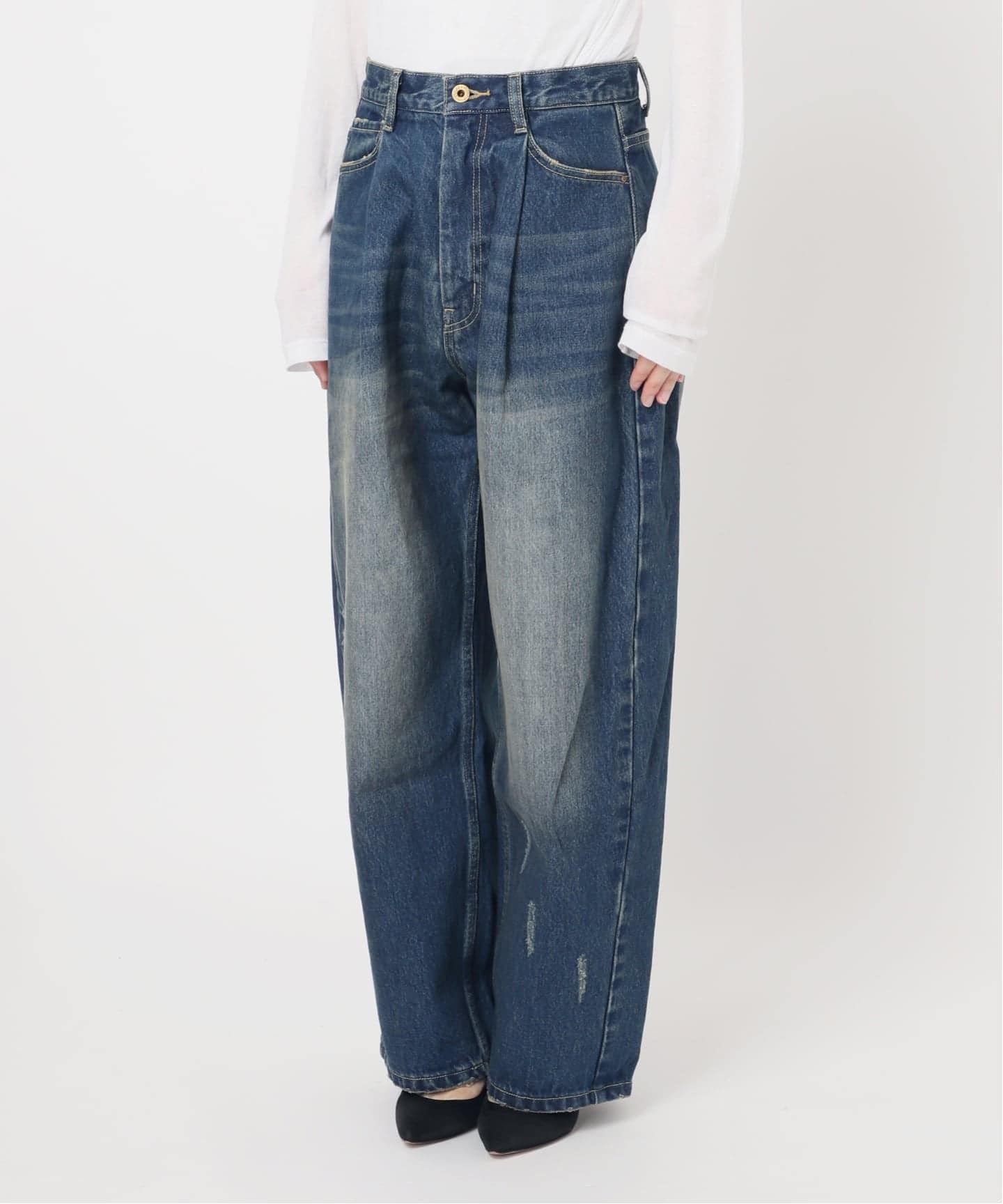 WEB限定サイズ有り / 追加》5 1/2 TUCKBARREL DENIM（デニムパンツ