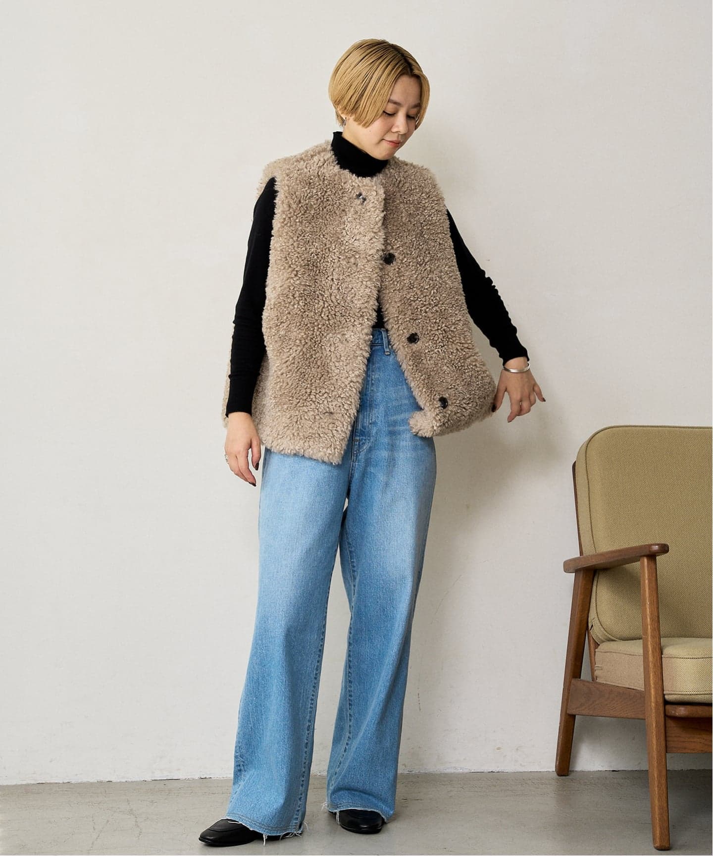 追加》レザービットバブーシュ（ローファー）｜LE TALON（ル タロン