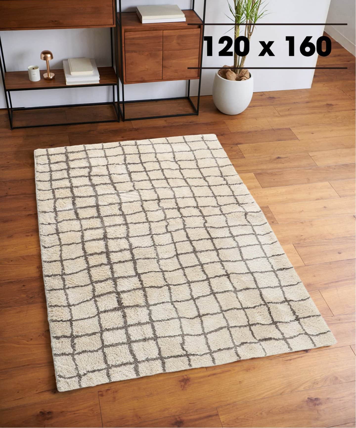GRID RUG 120x160 グリッド ラグ（ラグ・マット）｜JOURNAL STANDARD