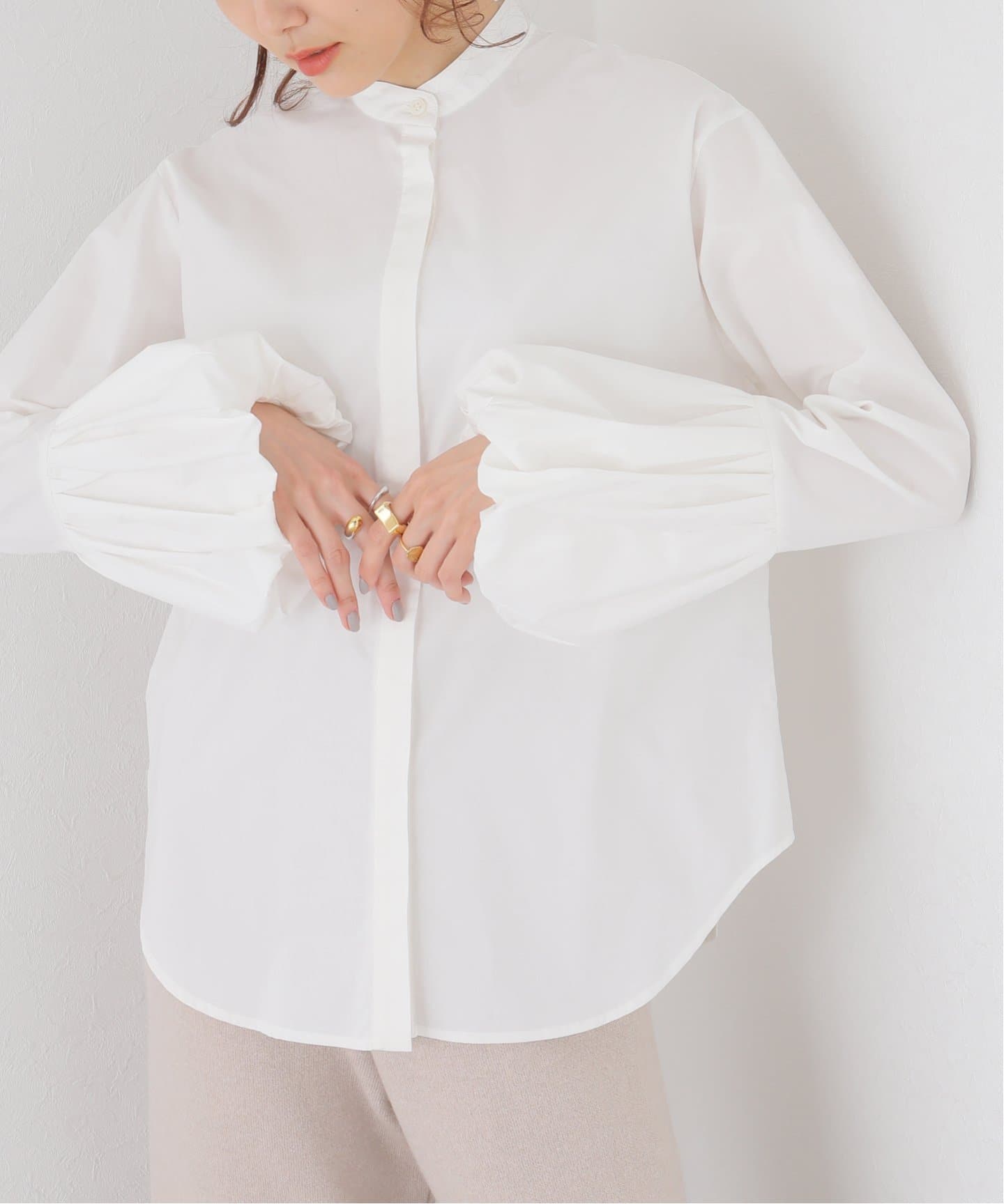 CLANE/クラネ】バルーンカフシャツ（シャツ／ブラウス）｜SLOBE IENA