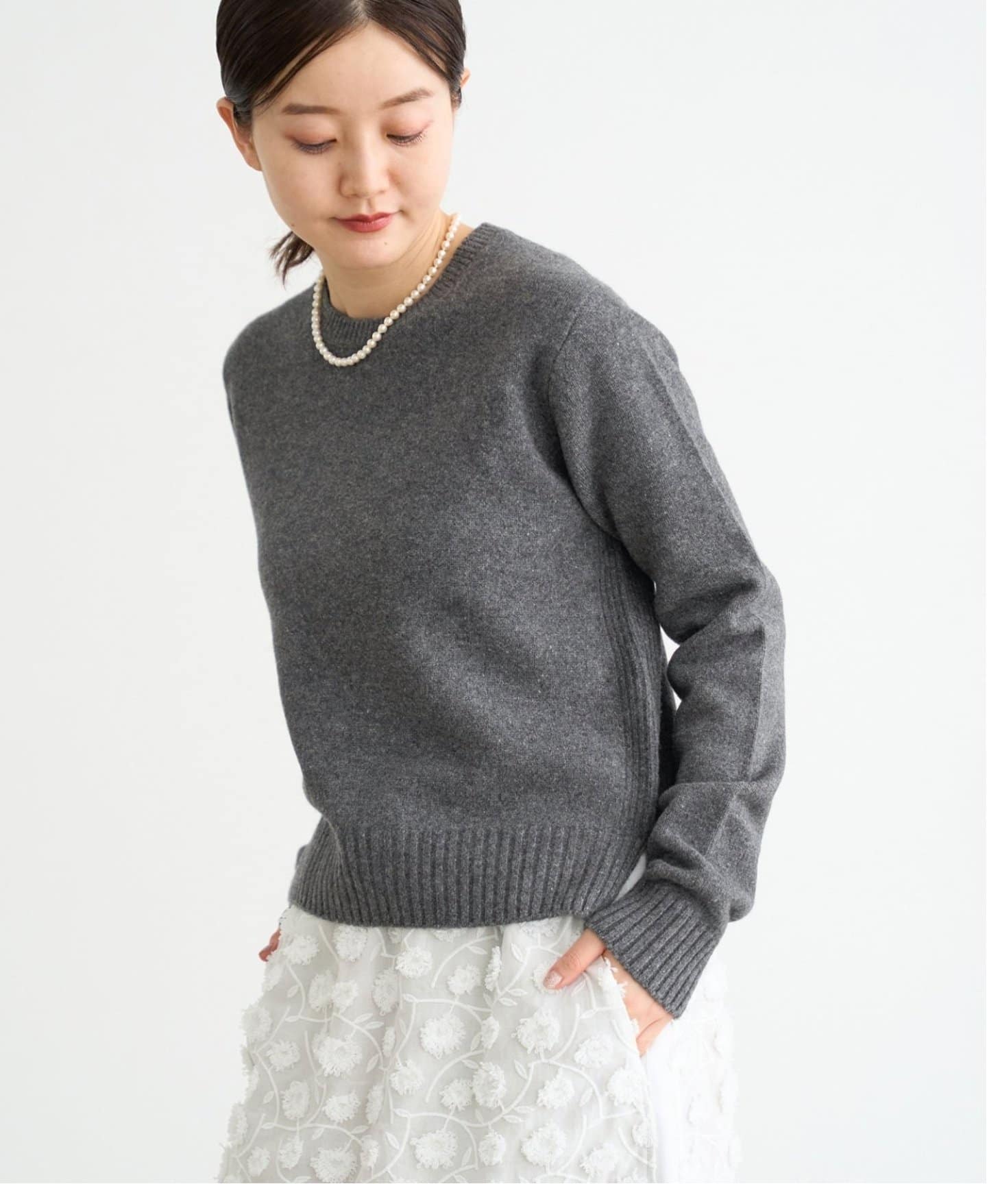 追加》SUPER180 クループルオーバー（ニット／セーター）｜IENA