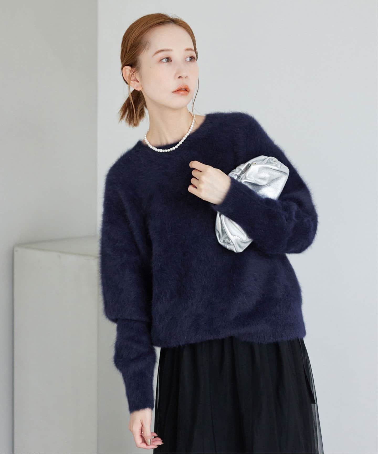 追加》フォックスカシミヤプルオーバー（ニット／セーター）｜SLOBE