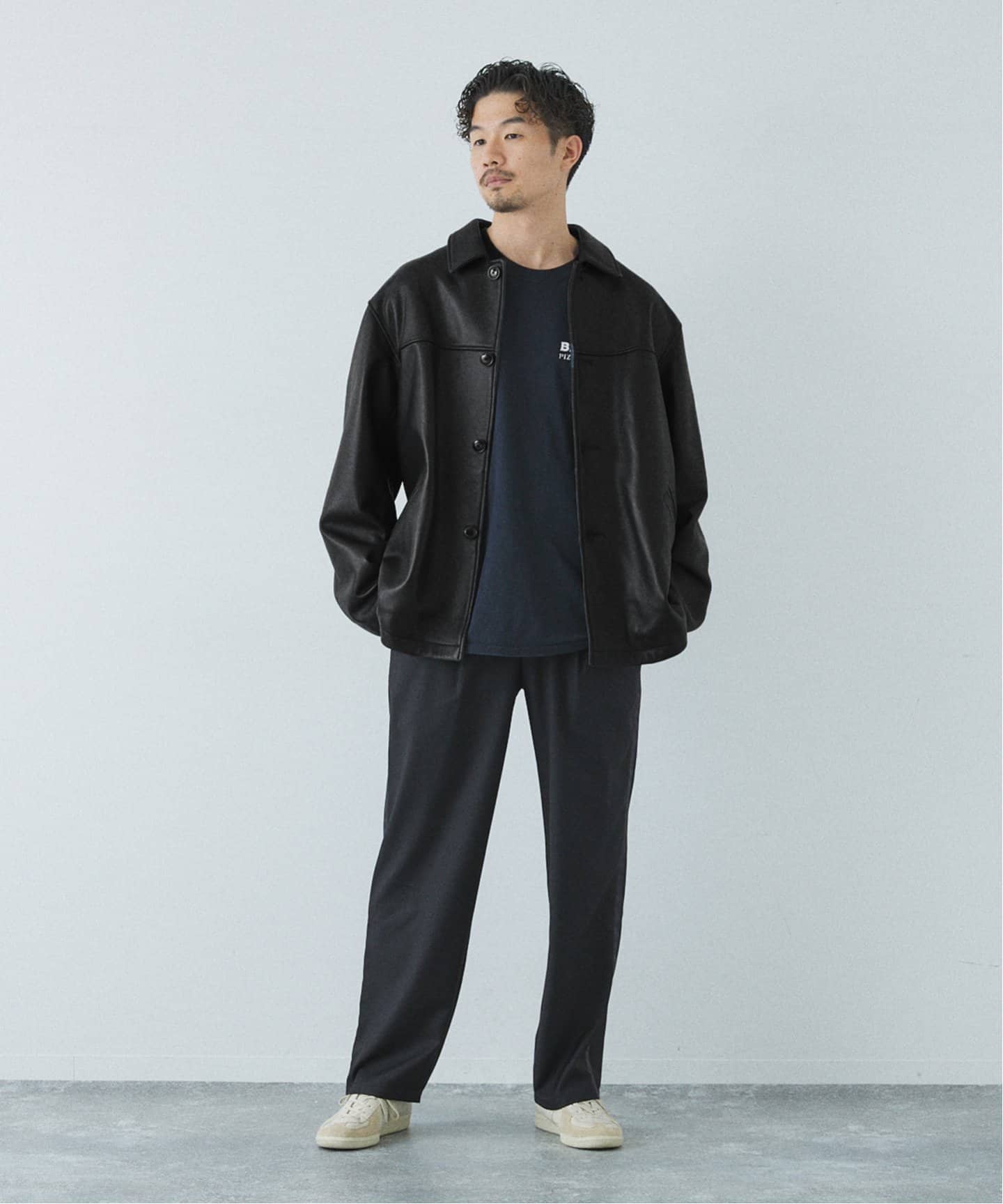 SHEEP LEATHER JACKET / シープレザー カーコート（レザージャケット