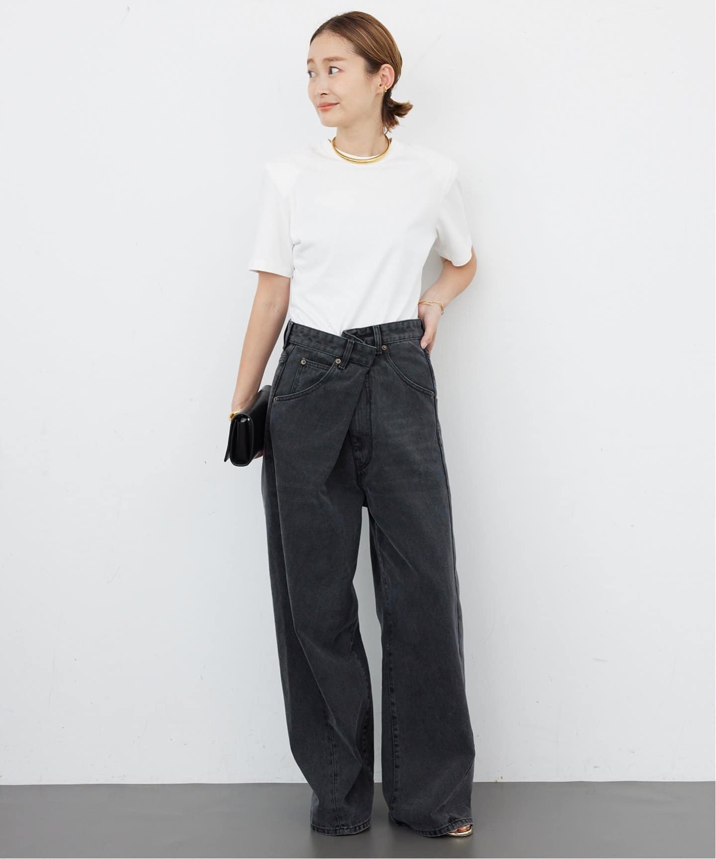 DARKPARK/ダークパーク】 INES USED BLACK デニム（デニムパンツ