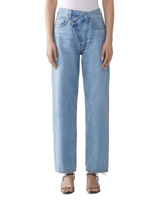 AGOLDE Criss-Cross Jeans in Suburbia | Bloomingdale's
